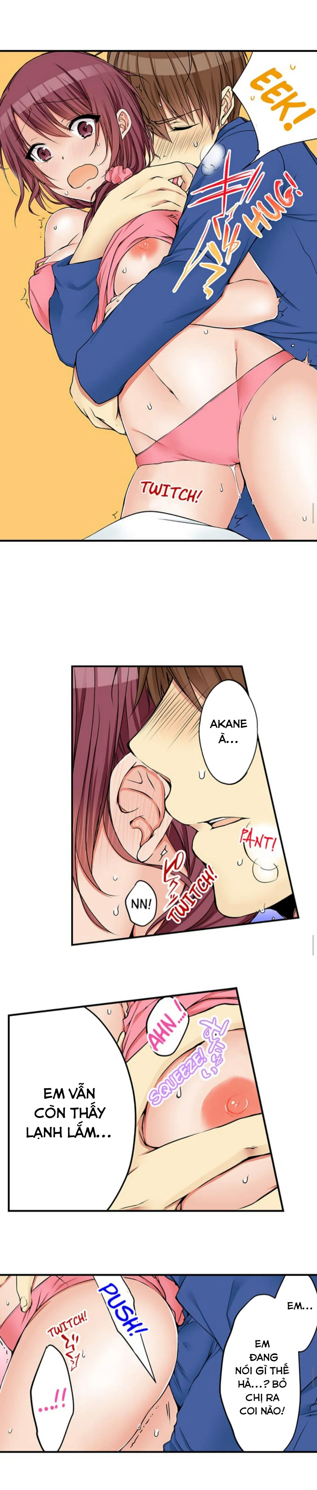 HentaiVN.net - Ảnh 4 - Chuyện Tình Giữa Tôi Và Cô Chị Không Cùng Huyết Thống! [I Did Naughty Things With My (Drunk) Sister] - Chap 27: Ngủ Chung (2)