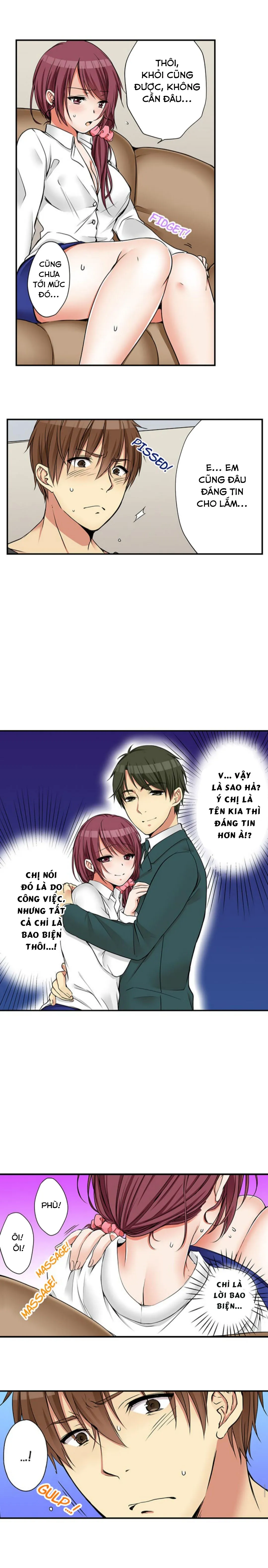 HentaiVN.net - Ảnh 11 - Chuyện Tình Giữa Tôi Và Cô Chị Không Cùng Huyết Thống! [I Did Naughty Things With My (Drunk) Sister] - Chap 28: Lại Ghen!