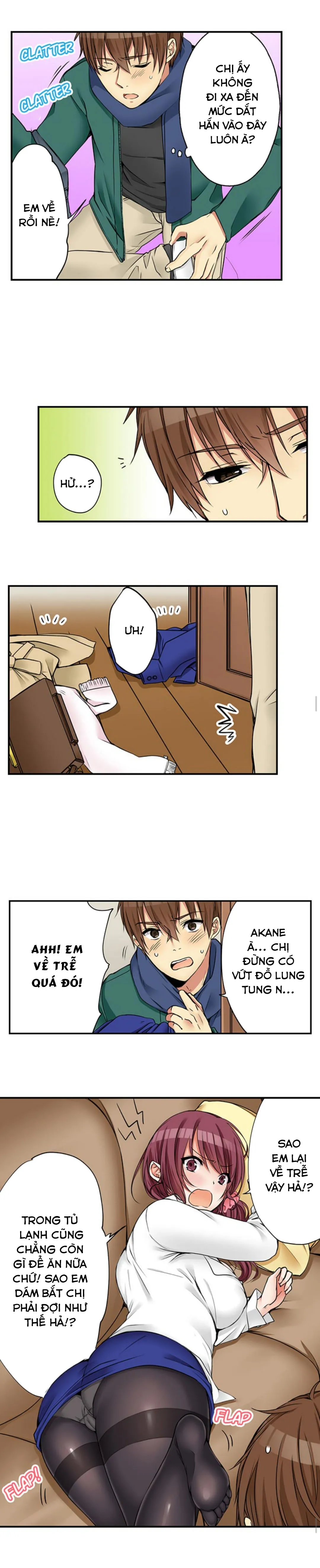 HentaiVN.net - Ảnh 8 - Chuyện Tình Giữa Tôi Và Cô Chị Không Cùng Huyết Thống! [I Did Naughty Things With My (Drunk) Sister] - Chap 28: Lại Ghen!