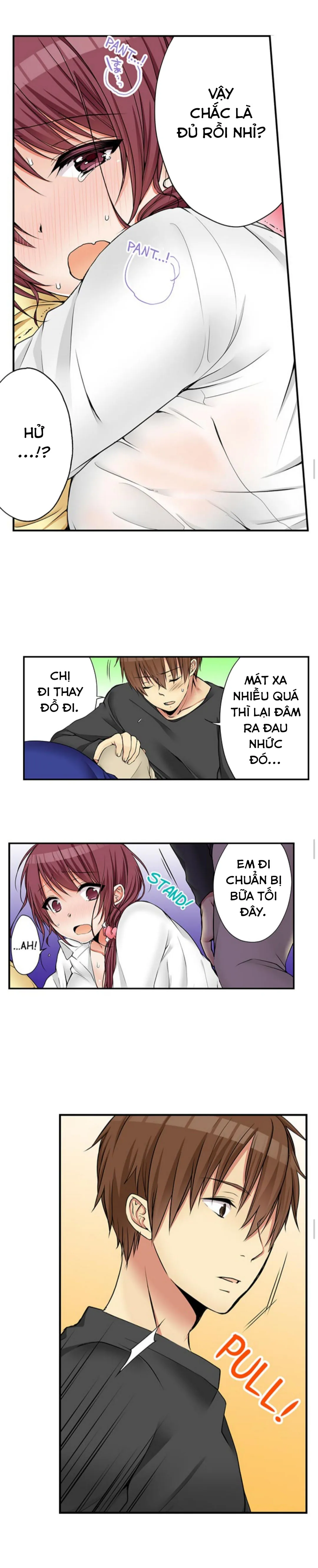 HentaiVN.net - Ảnh 4 - Chuyện Tình Giữa Tôi Và Cô Chị Không Cùng Huyết Thống! [I Did Naughty Things With My (Drunk) Sister] - Chap 29: Mát Xa Cho Chị Gái