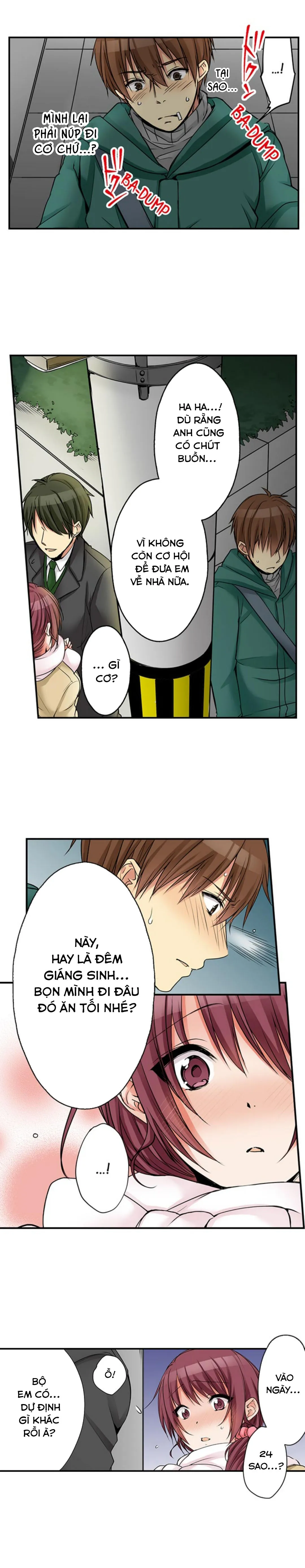 HentaiVN.net - Ảnh 10 - Chuyện Tình Giữa Tôi Và Cô Chị Không Cùng Huyết Thống! [I Did Naughty Things With My (Drunk) Sister] - Chap 30: Akane Và Lời Mời Đêm Giáng Sinh