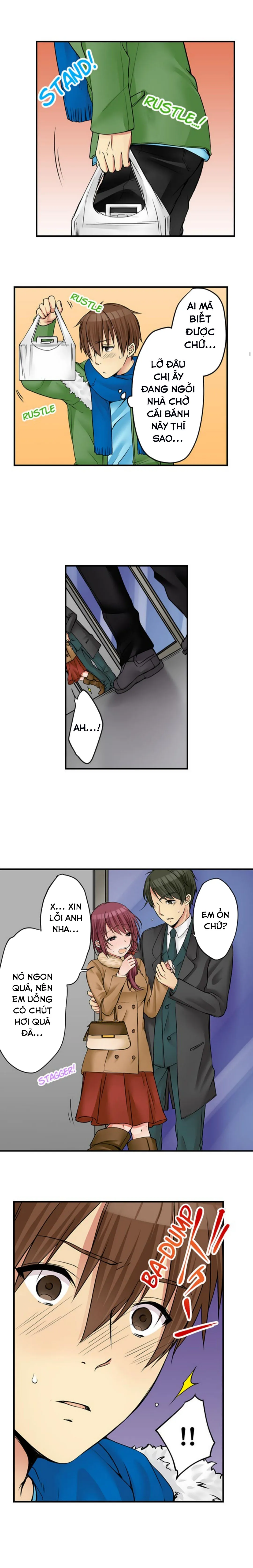 HentaiVN.net - Ảnh 11 - Chuyện Tình Giữa Tôi Và Cô Chị Không Cùng Huyết Thống! [I Did Naughty Things With My (Drunk) Sister] - Chap 31: Đêm Giáng Sinh!