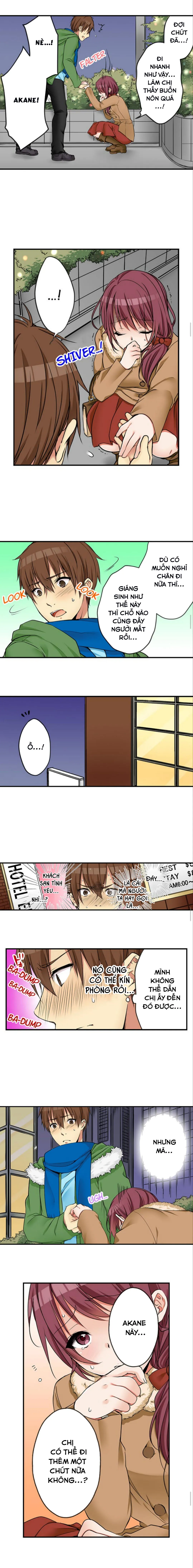 HentaiVN.net - Ảnh 4 - Chuyện Tình Giữa Tôi Và Cô Chị Không Cùng Huyết Thống! [I Did Naughty Things With My (Drunk) Sister] - Chap 32: Vào Nhà Nghỉ Cùng Akane (1)