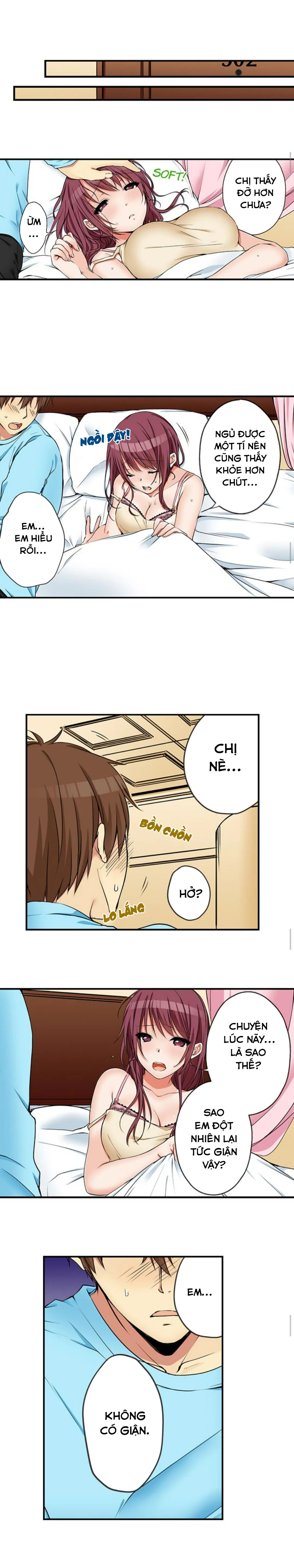 HentaiVN.net - Ảnh 5 - Chuyện Tình Giữa Tôi Và Cô Chị Không Cùng Huyết Thống! [I Did Naughty Things With My (Drunk) Sister] - Chap 32: Vào Nhà Nghỉ Cùng Akane (1)