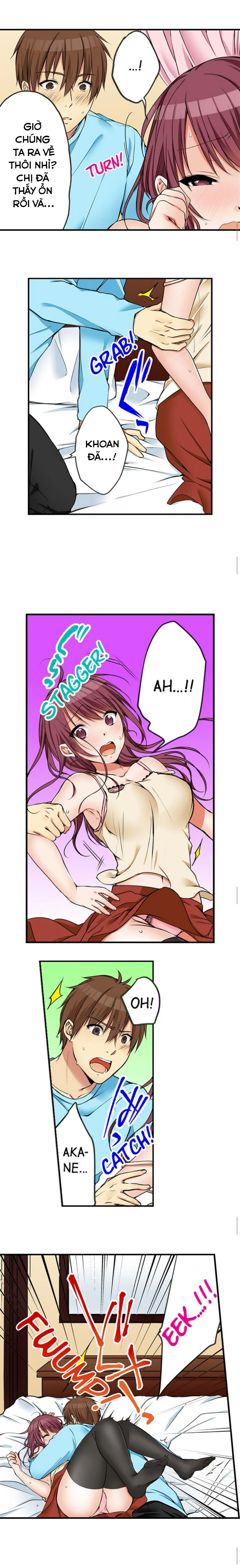 HentaiVN.net - Ảnh 7 - Chuyện Tình Giữa Tôi Và Cô Chị Không Cùng Huyết Thống! [I Did Naughty Things With My (Drunk) Sister] - Chap 32: Vào Nhà Nghỉ Cùng Akane (1)
