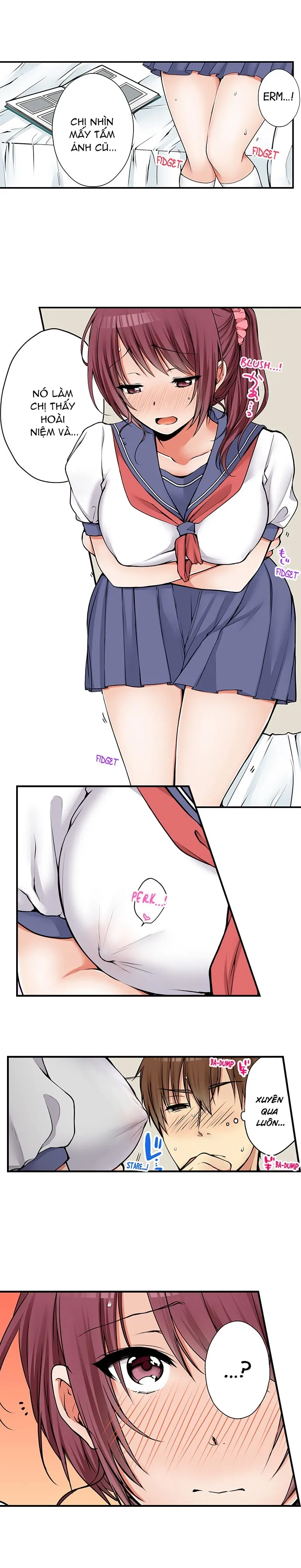 HentaiVN.net - Ảnh 4 - Chuyện Tình Giữa Tôi Và Cô Chị Không Cùng Huyết Thống! [I Did Naughty Things With My (Drunk) Sister] - Chap 40