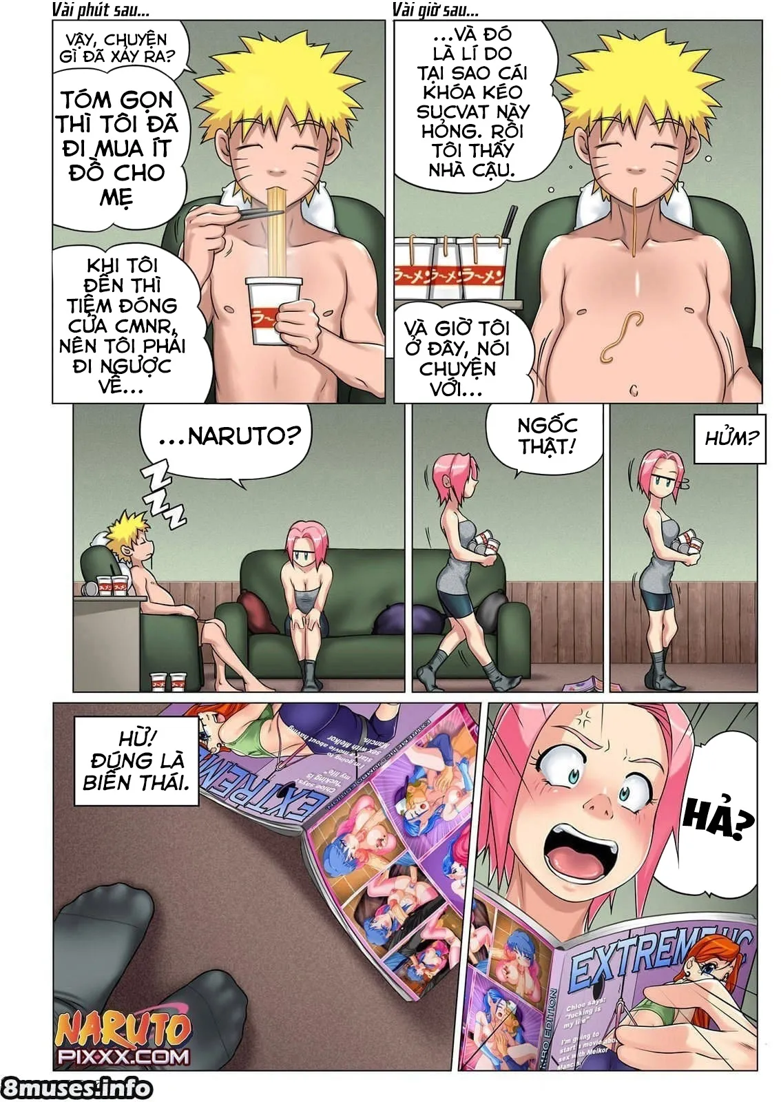 HentaiVN.net - Ảnh 4 - There's something about sakura - 1 bắn