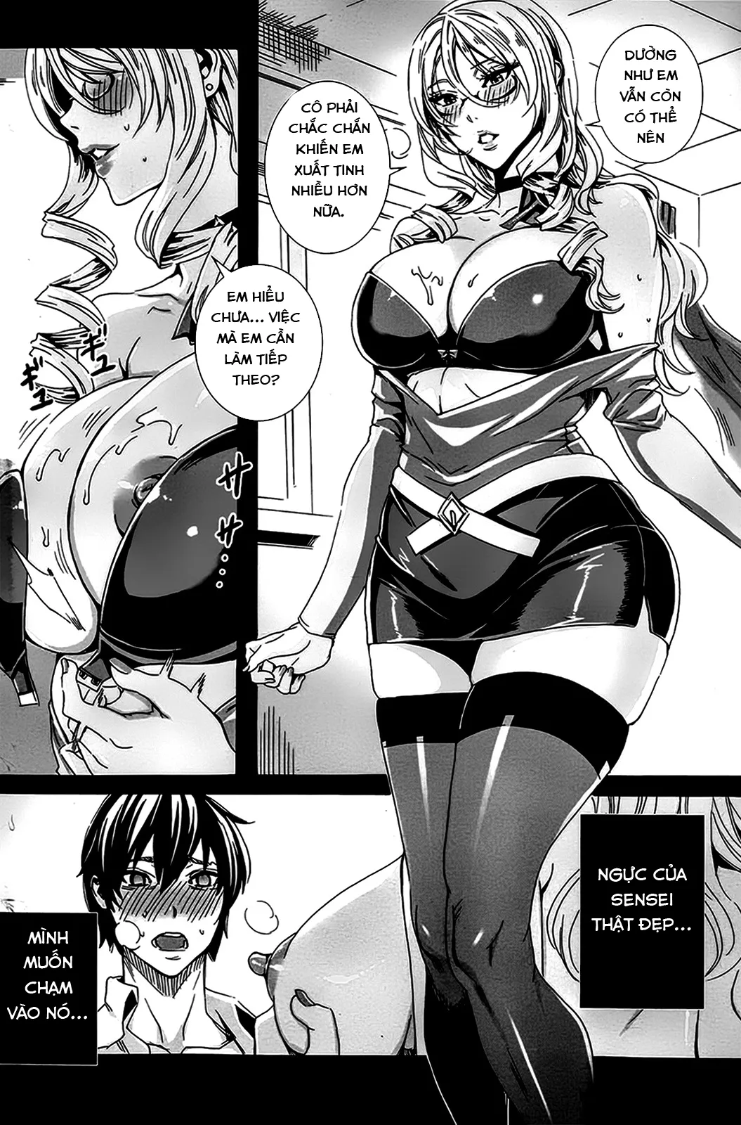 HentaiVN.net - Ảnh 12 - Sensei no Himitsu Jugyou [Kyuuketsu Jokyoushi No Kenzoku Seikatsu ~ Lesson With Vampire ~; Sensei's Secret Lesson] - Chap 1: Giờ học thêm.