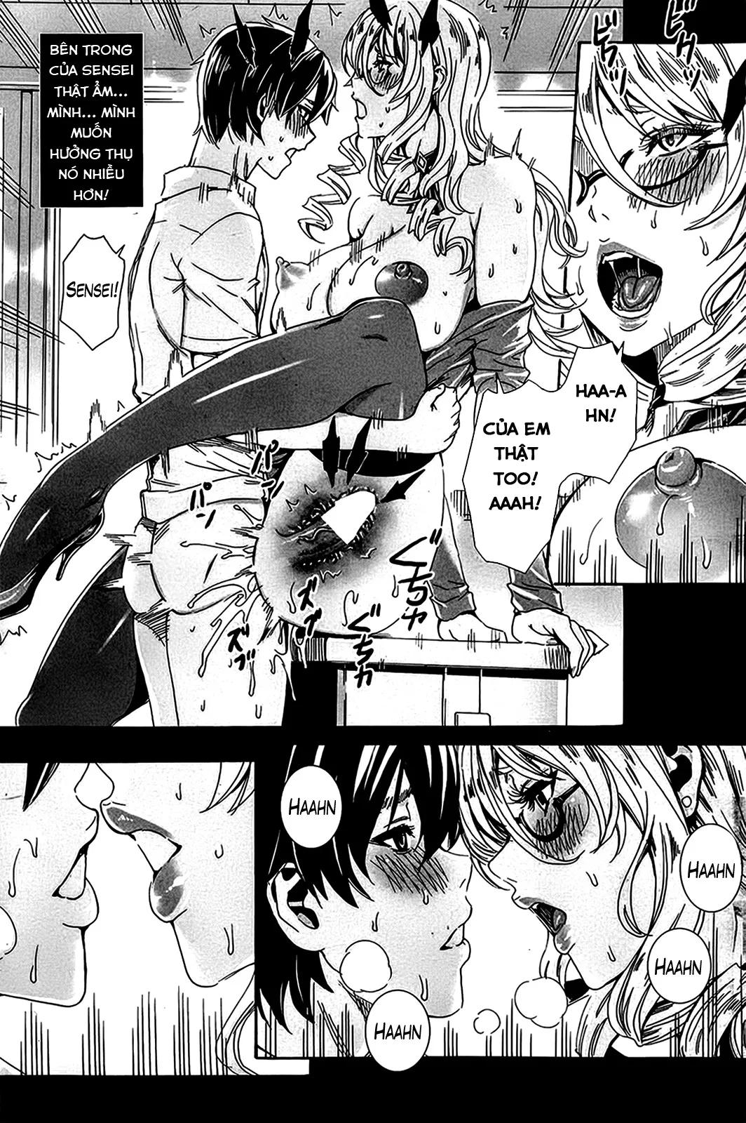 HentaiVN.net - Ảnh 15 - Sensei no Himitsu Jugyou [Kyuuketsu Jokyoushi No Kenzoku Seikatsu ~ Lesson With Vampire ~; Sensei's Secret Lesson] - Chap 1: Giờ học thêm.