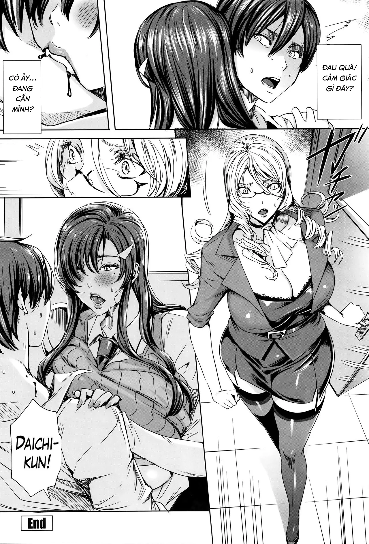 HentaiVN.net - Ảnh 20 - Sensei no Himitsu Jugyou [Kyuuketsu Jokyoushi No Kenzoku Seikatsu ~ Lesson With Vampire ~; Sensei's Secret Lesson] - Chap 4: Hội trưởng.