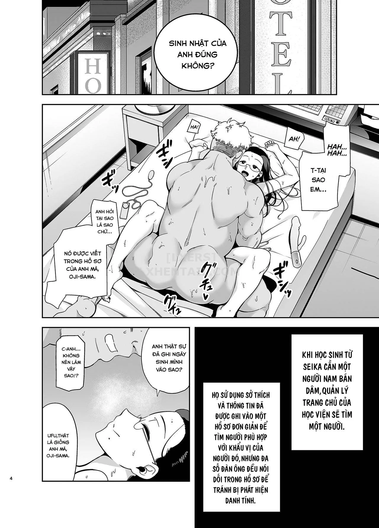 HentaiVN.net - Ảnh 4 - Seika Jogakuin Koutoubu Kounin Sao Oji-San 3 - 5 [Seika Girls' Academy Official Rod Oji-San] - Chap 3
