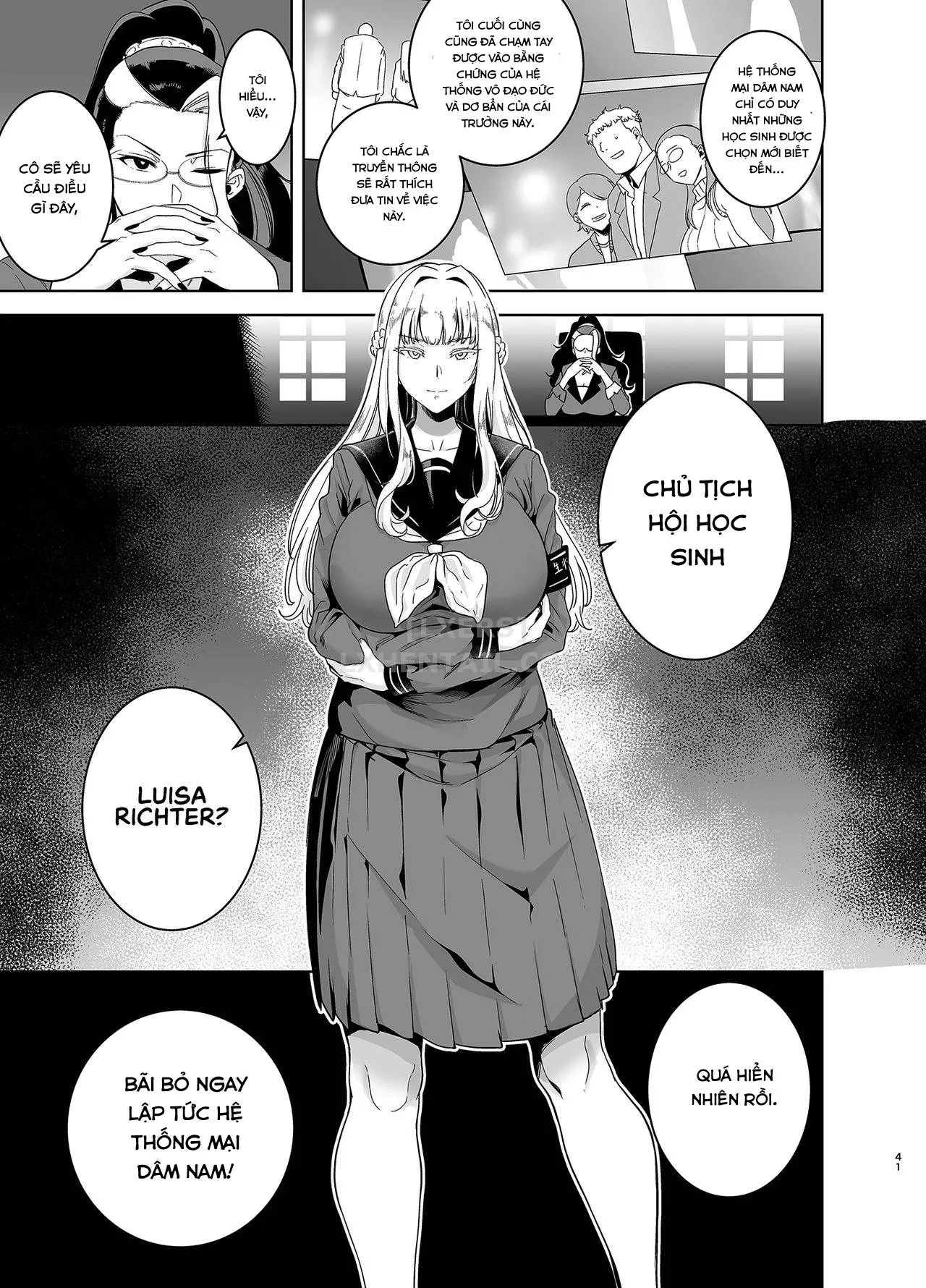 HentaiVN.net - Ảnh 42 - Seika Jogakuin Koutoubu Kounin Sao Oji-San 3 - 5 [Seika Girls' Academy Official Rod Oji-San] - Chap 3