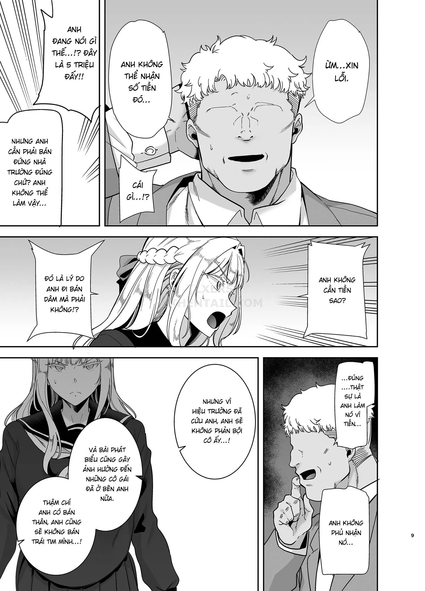 HentaiVN.net - Ảnh 10 - Seika Jogakuin Koutoubu Kounin Sao Oji-San 3 - 5 [Seika Girls' Academy Official Rod Oji-San] - Chap 4