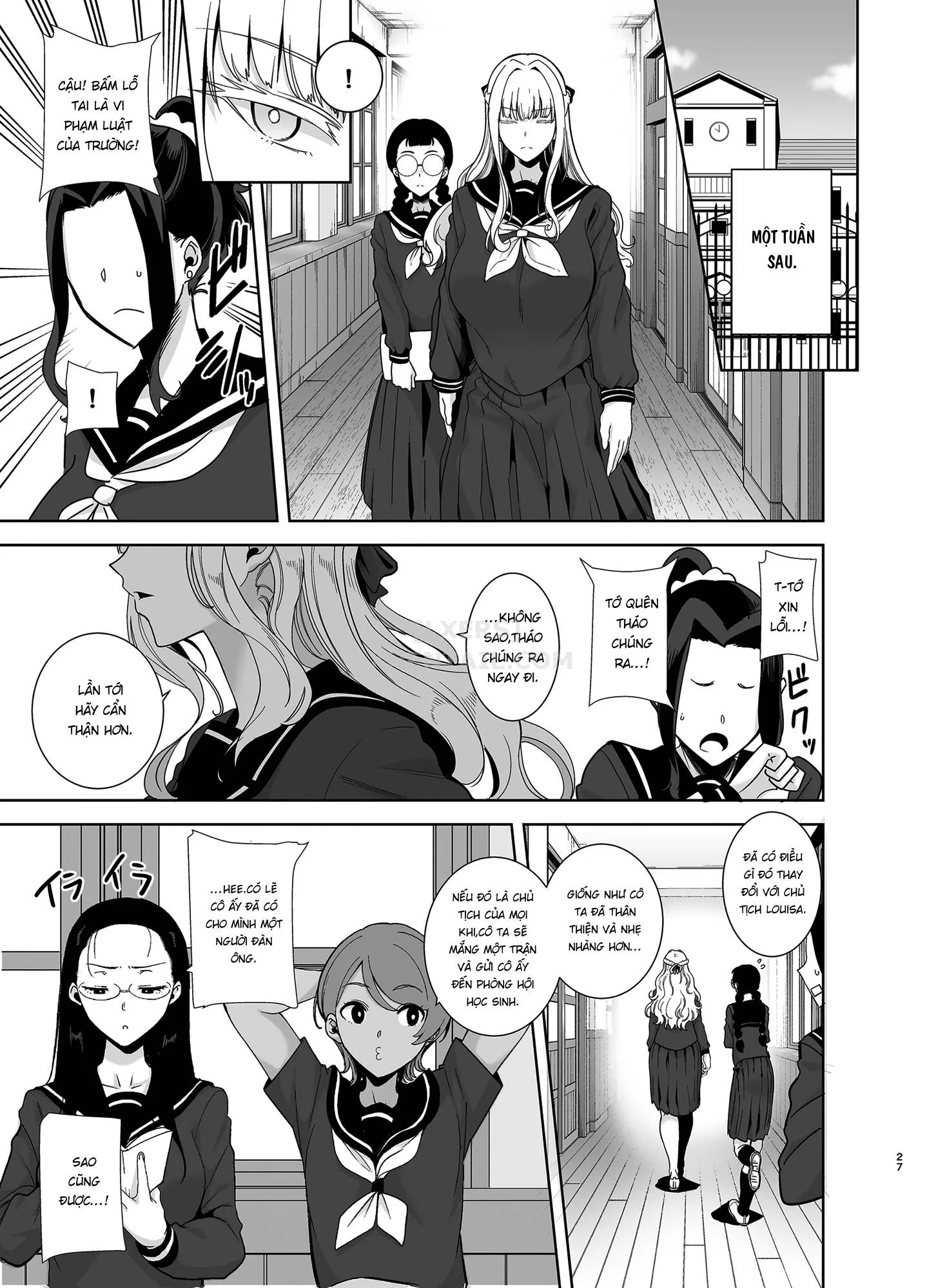 HentaiVN.net - Ảnh 28 - Seika Jogakuin Koutoubu Kounin Sao Oji-San 3 - 5 [Seika Girls' Academy Official Rod Oji-San] - Chap 4
