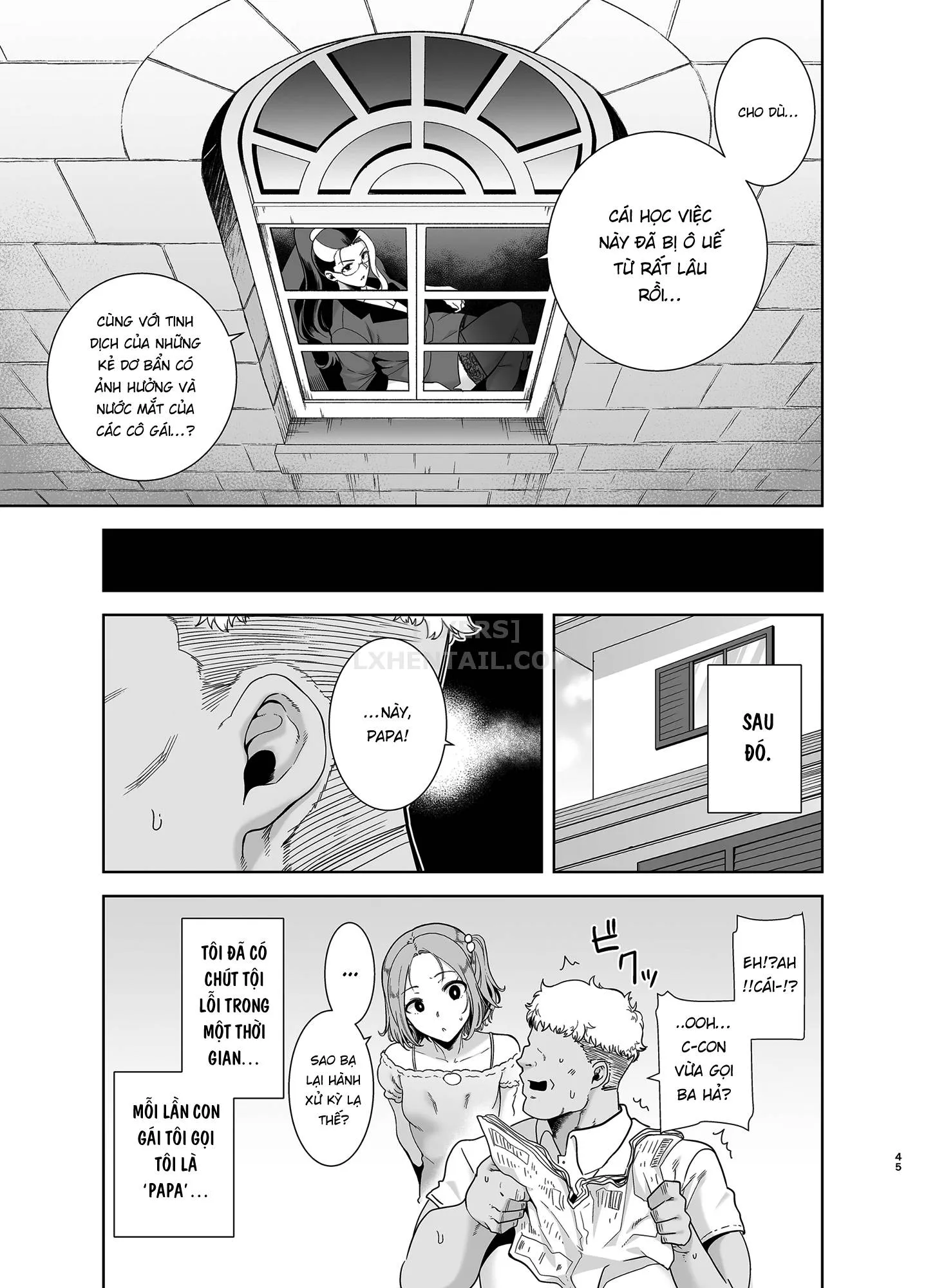 HentaiVN.net - Ảnh 46 - Seika Jogakuin Koutoubu Kounin Sao Oji-San 3 - 5 [Seika Girls' Academy Official Rod Oji-San] - Chap 4
