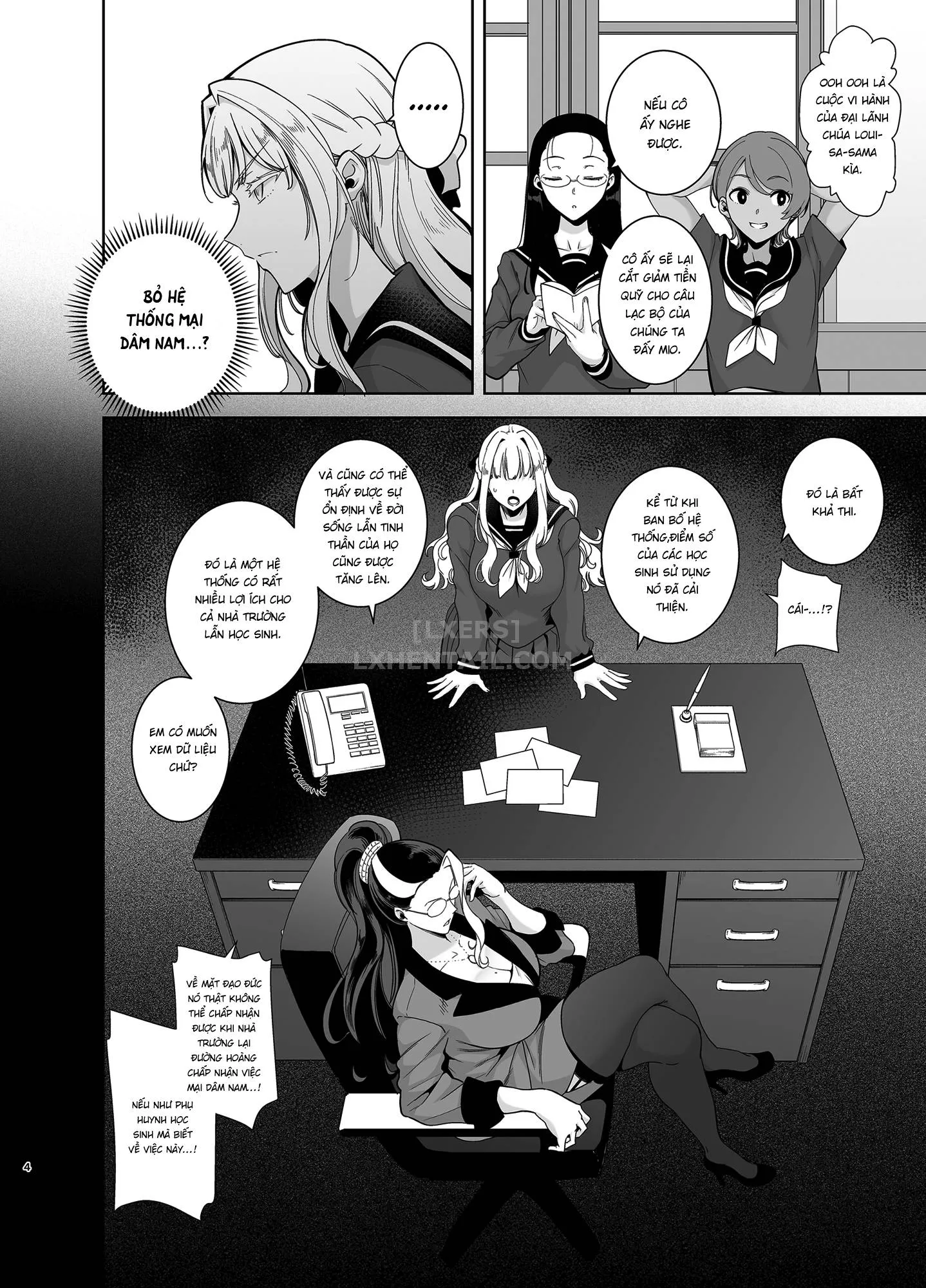 HentaiVN.net - Ảnh 5 - Seika Jogakuin Koutoubu Kounin Sao Oji-San 3 - 5 [Seika Girls' Academy Official Rod Oji-San] - Chap 4