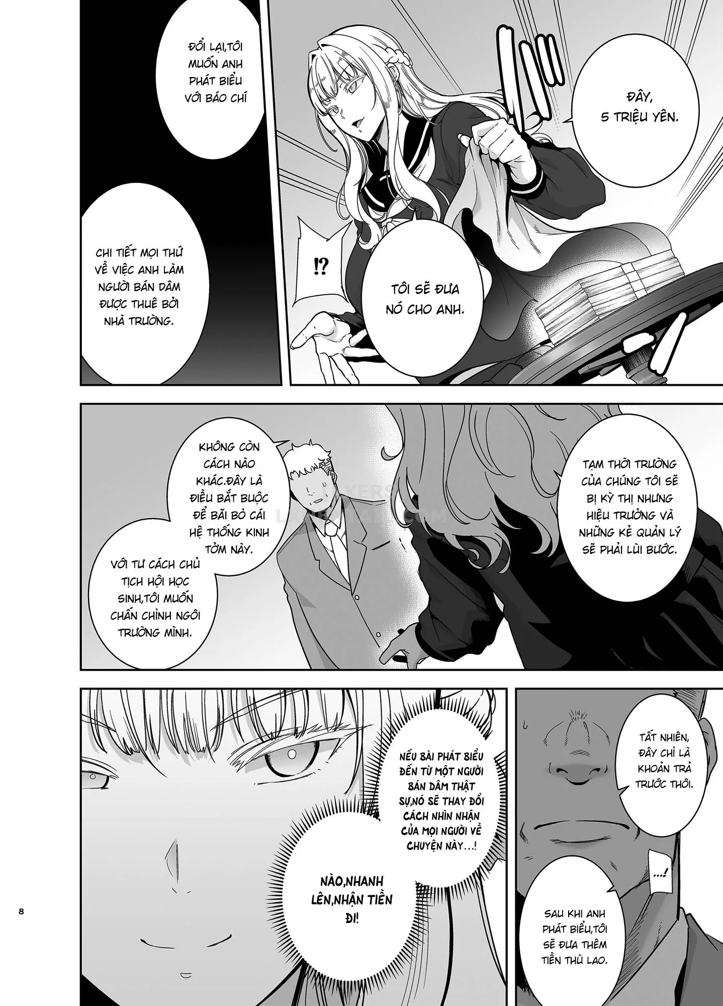HentaiVN.net - Ảnh 9 - Seika Jogakuin Koutoubu Kounin Sao Oji-San 3 - 5 [Seika Girls' Academy Official Rod Oji-San] - Chap 4