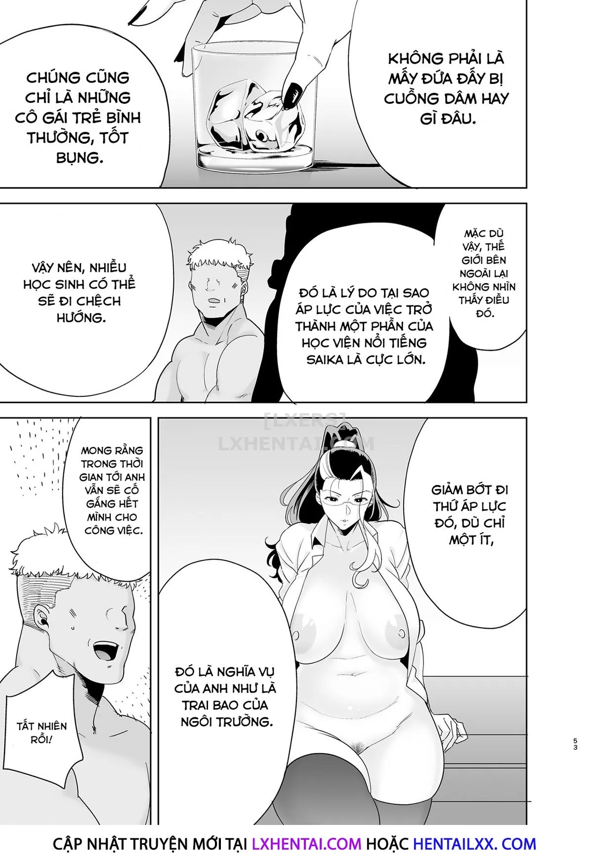 HentaiVN.net - Ảnh 53 - Seika Jogakuin Koutoubu Kounin Sao Oji-San 3 - 5 [Seika Girls' Academy Official Rod Oji-San] - Chap 5