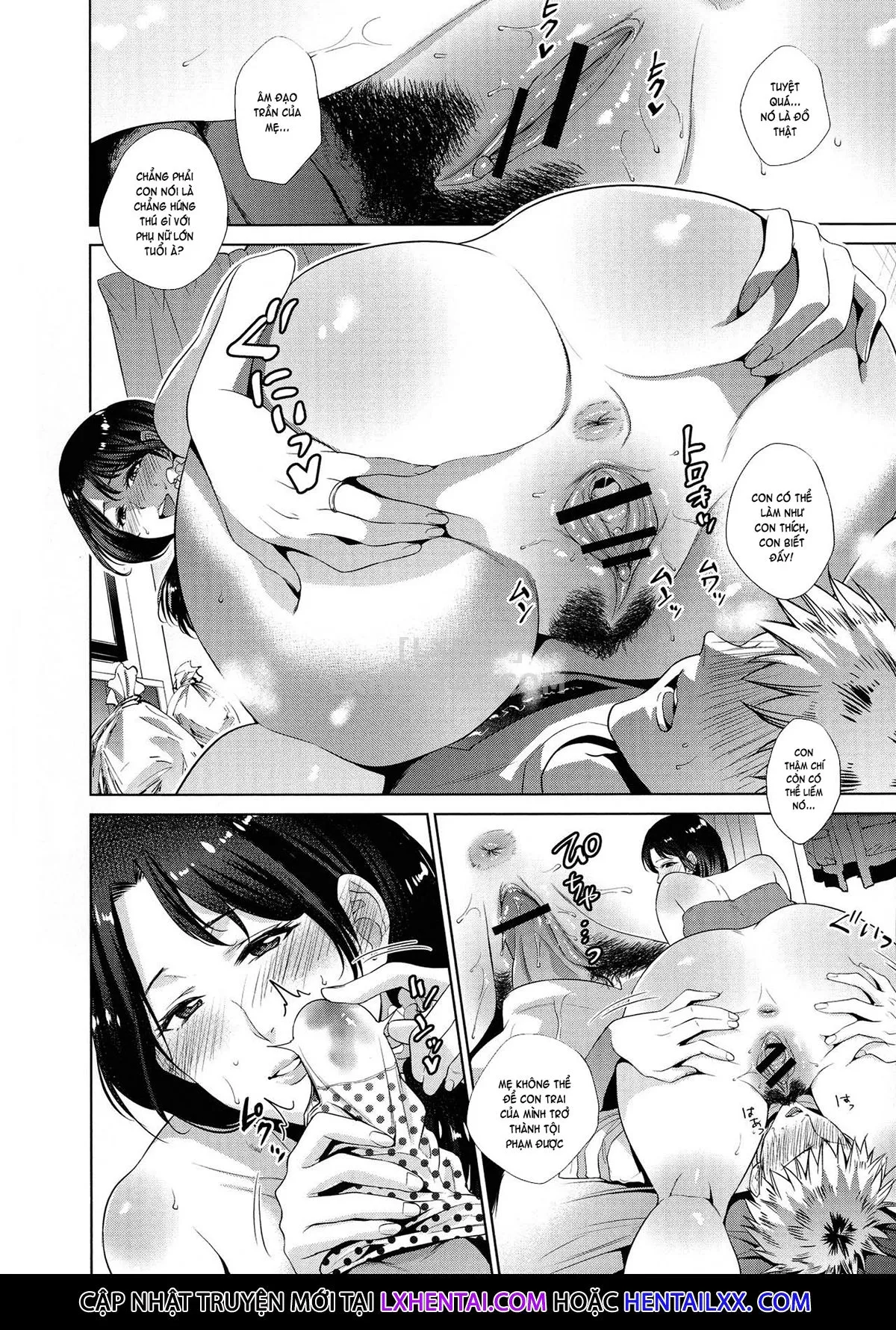 HentaiVN.net - Ảnh 15 - The Day I Connected With Mom [Haha to Majiwaru Hi] - Chap 1