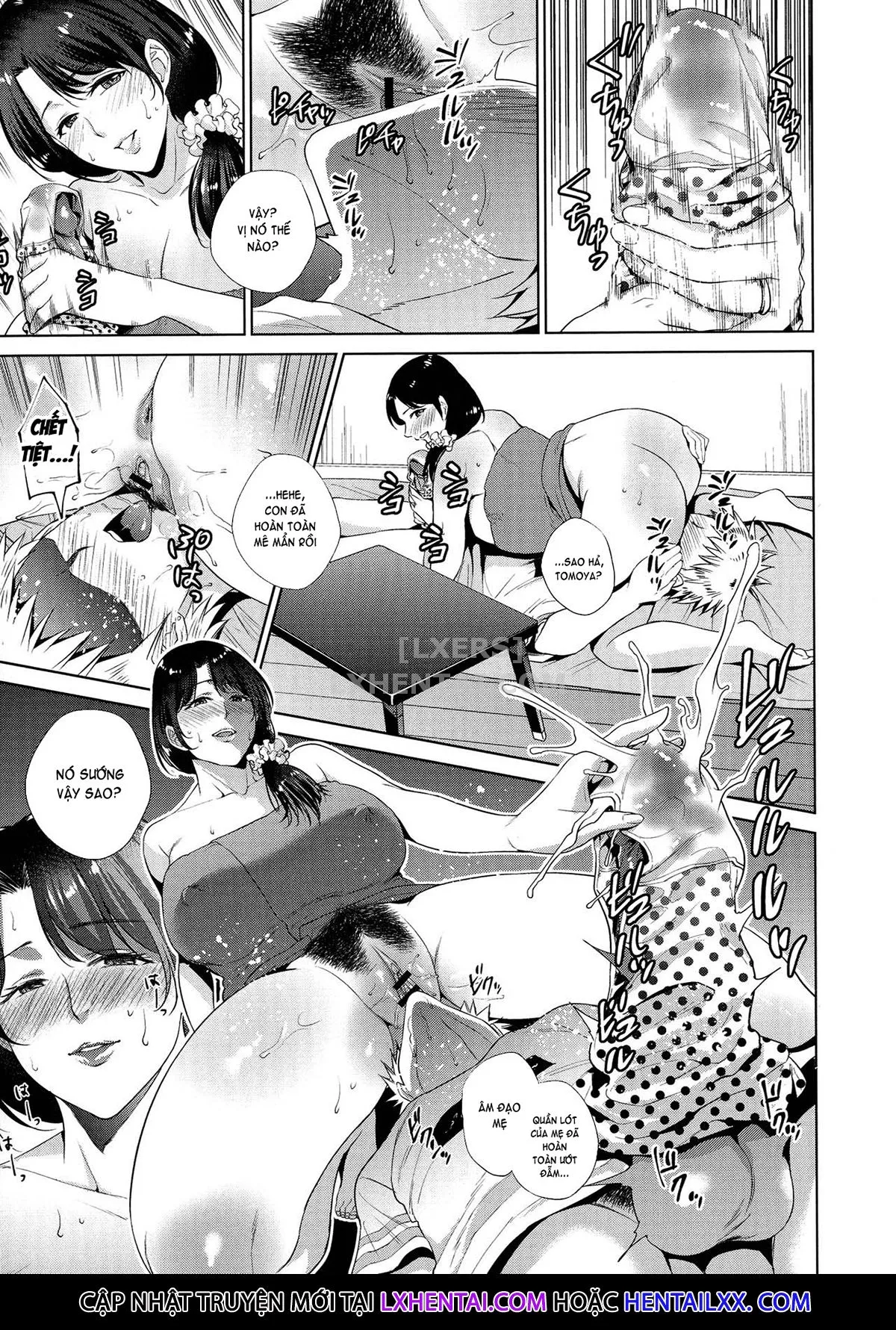 HentaiVN.net - Ảnh 16 - The Day I Connected With Mom [Haha to Majiwaru Hi] - Chap 1