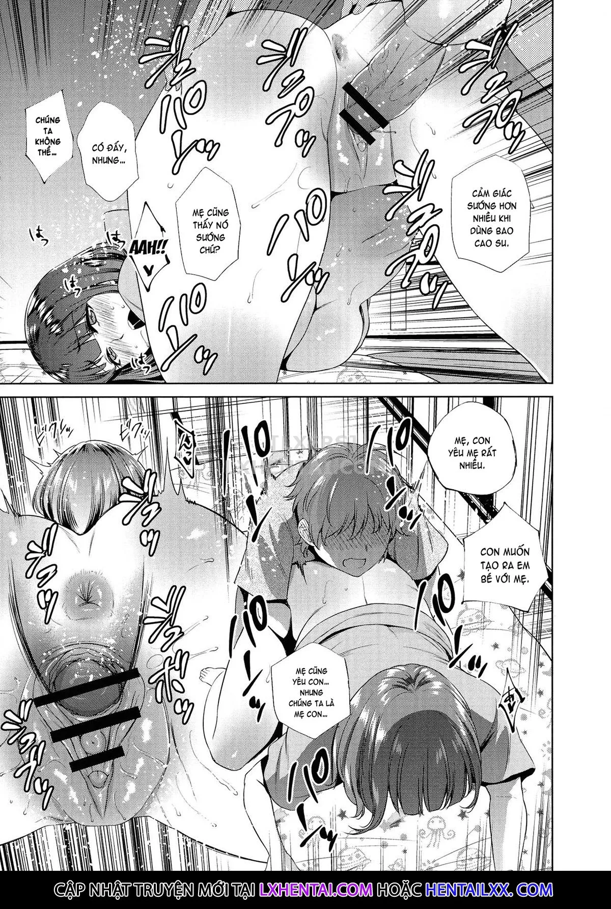 HentaiVN.net - Ảnh 16 - The Day I Connected With Mom [Haha to Majiwaru Hi] - Chap 2