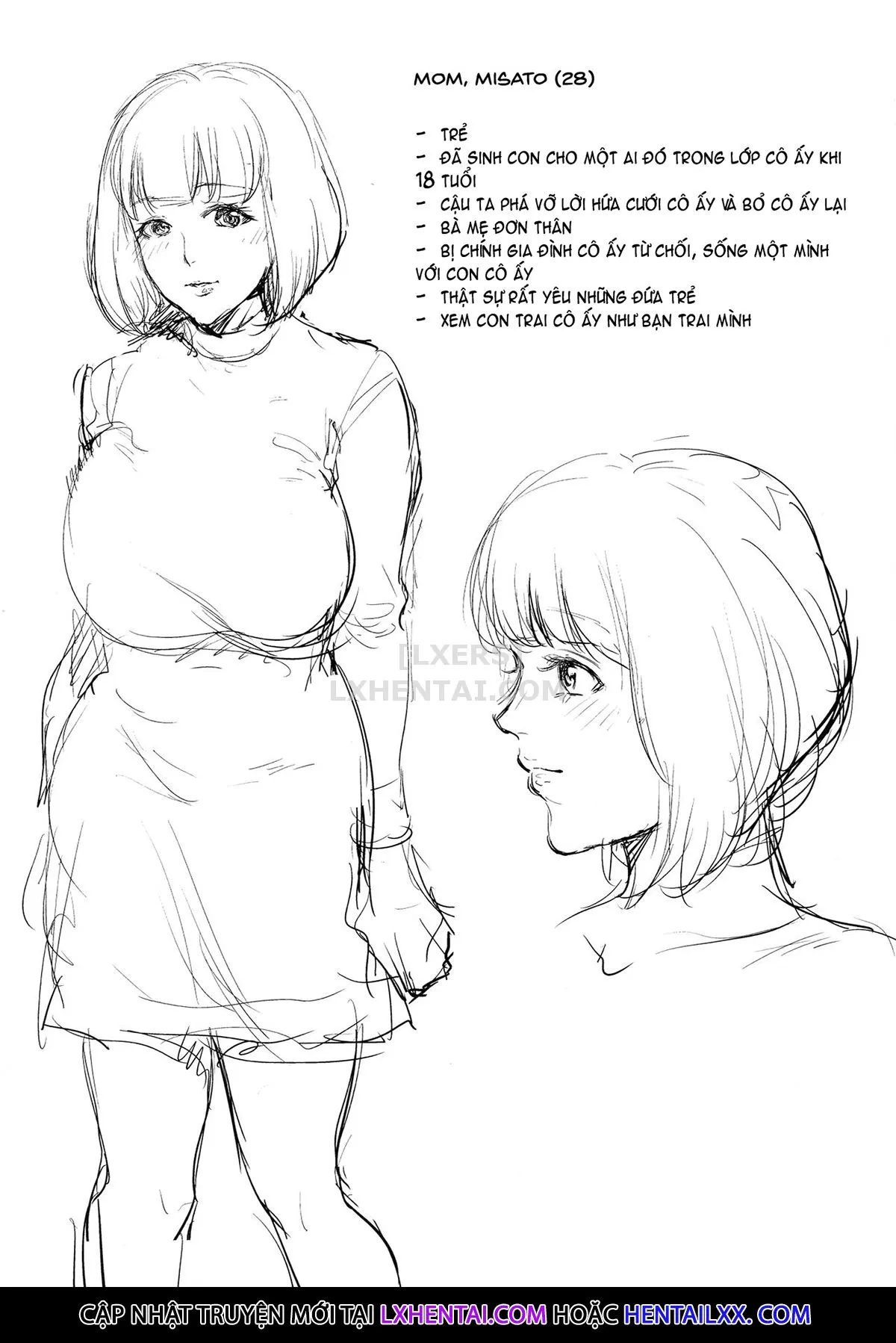 HentaiVN.net - Ảnh 24 - The Day I Connected With Mom [Haha to Majiwaru Hi] - Chap 2