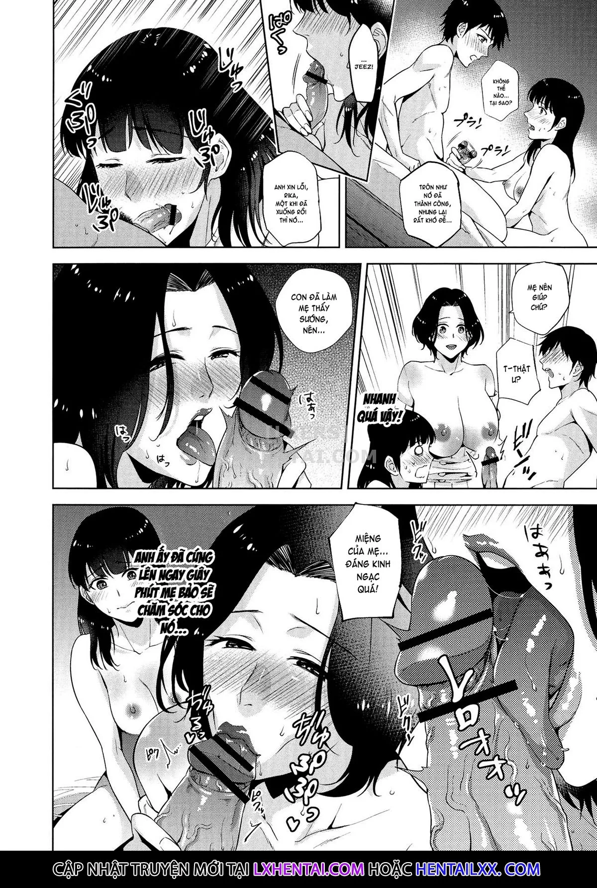 HentaiVN.net - Ảnh 14 - The Day I Connected With Mom [Haha to Majiwaru Hi] - Chap 3