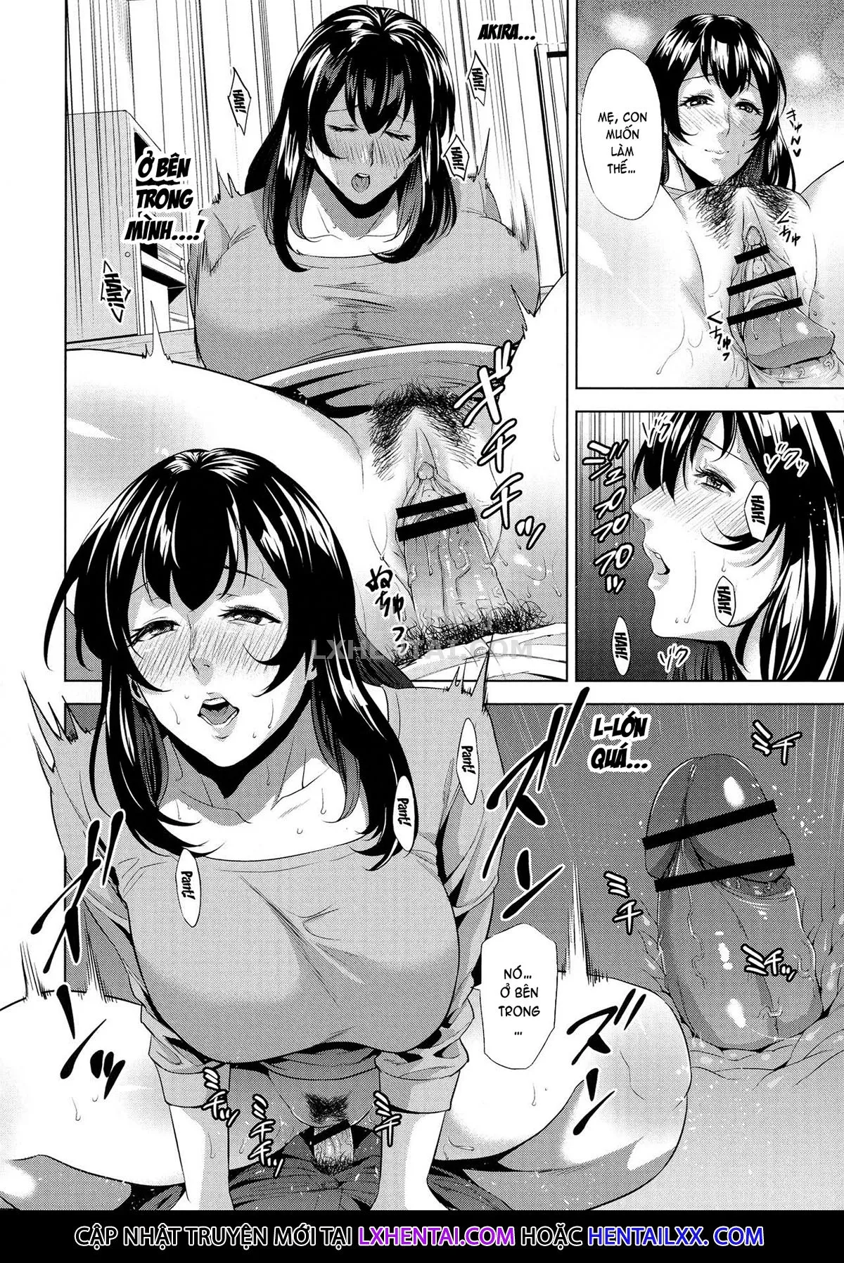 HentaiVN.net - Ảnh 13 - The Day I Connected With Mom [Haha to Majiwaru Hi] - Chap 5