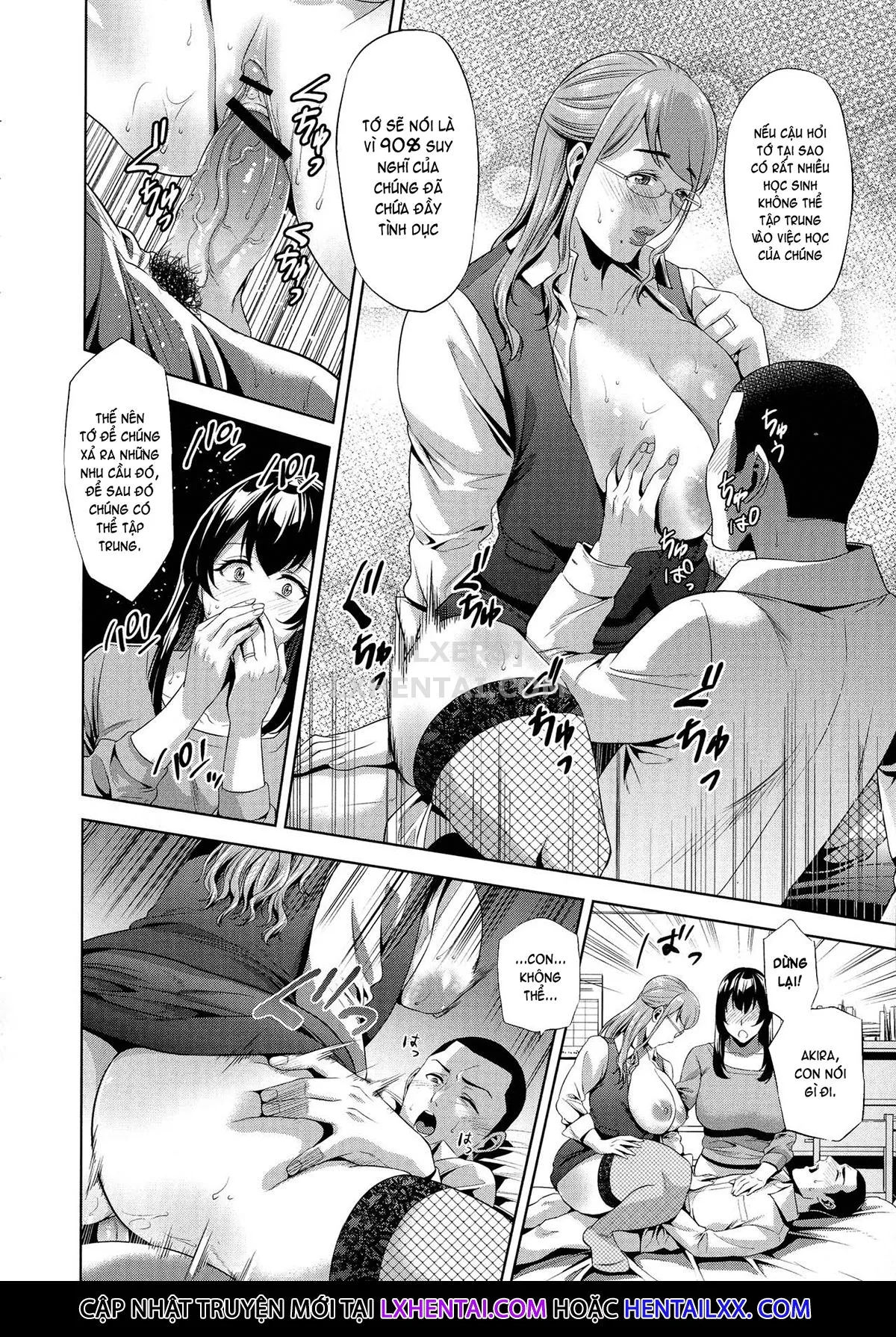 HentaiVN.net - Ảnh 7 - The Day I Connected With Mom [Haha to Majiwaru Hi] - Chap 5