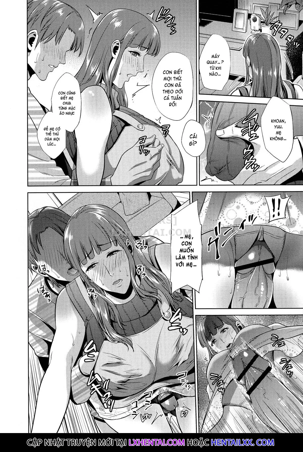 HentaiVN.net - Ảnh 15 - The Day I Connected With Mom [Haha to Majiwaru Hi] - Chap 6