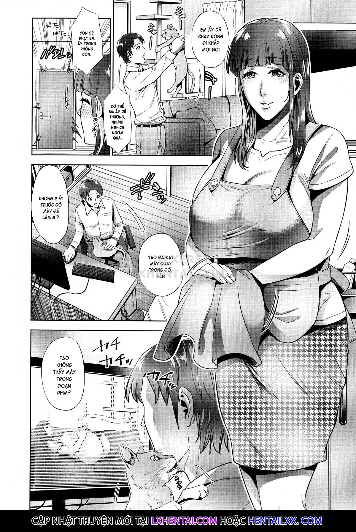 HentaiVN.net - Ảnh 7 - The Day I Connected With Mom [Haha to Majiwaru Hi] - Chap 6