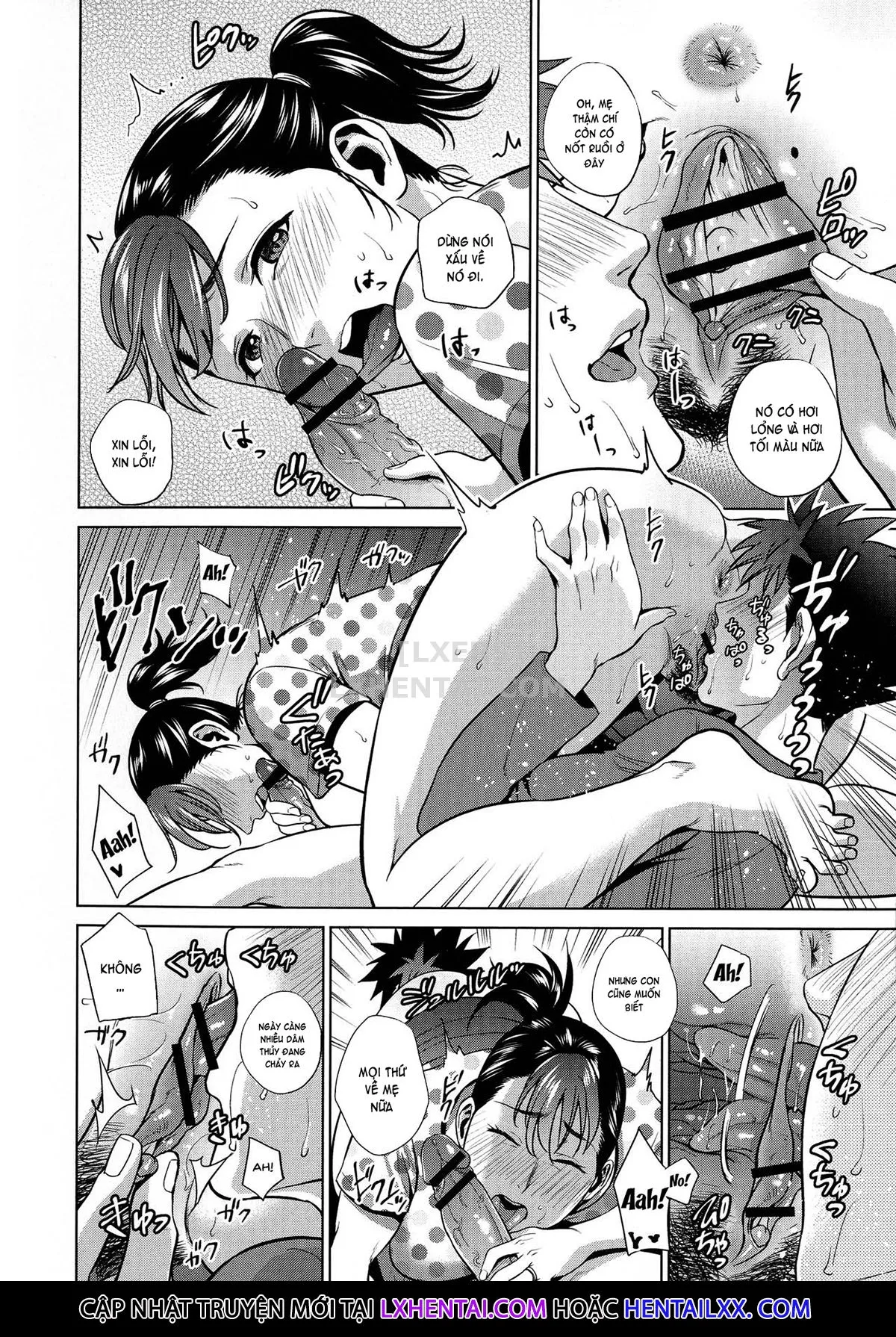HentaiVN.net - Ảnh 17 - The Day I Connected With Mom [Haha to Majiwaru Hi] - Chap 8