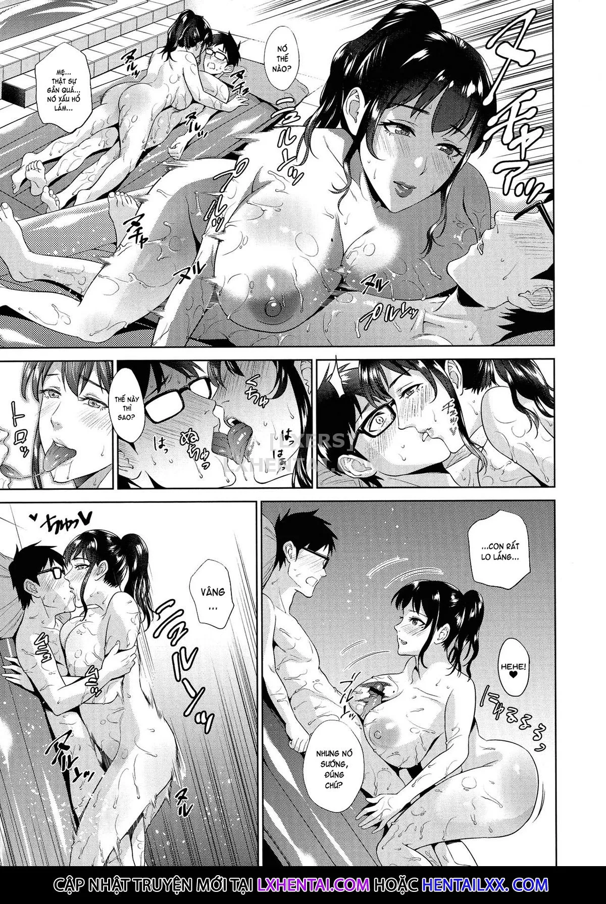 HentaiVN.net - Ảnh 10 - The Day I Connected With Mom [Haha to Majiwaru Hi] - Chap 9 - END