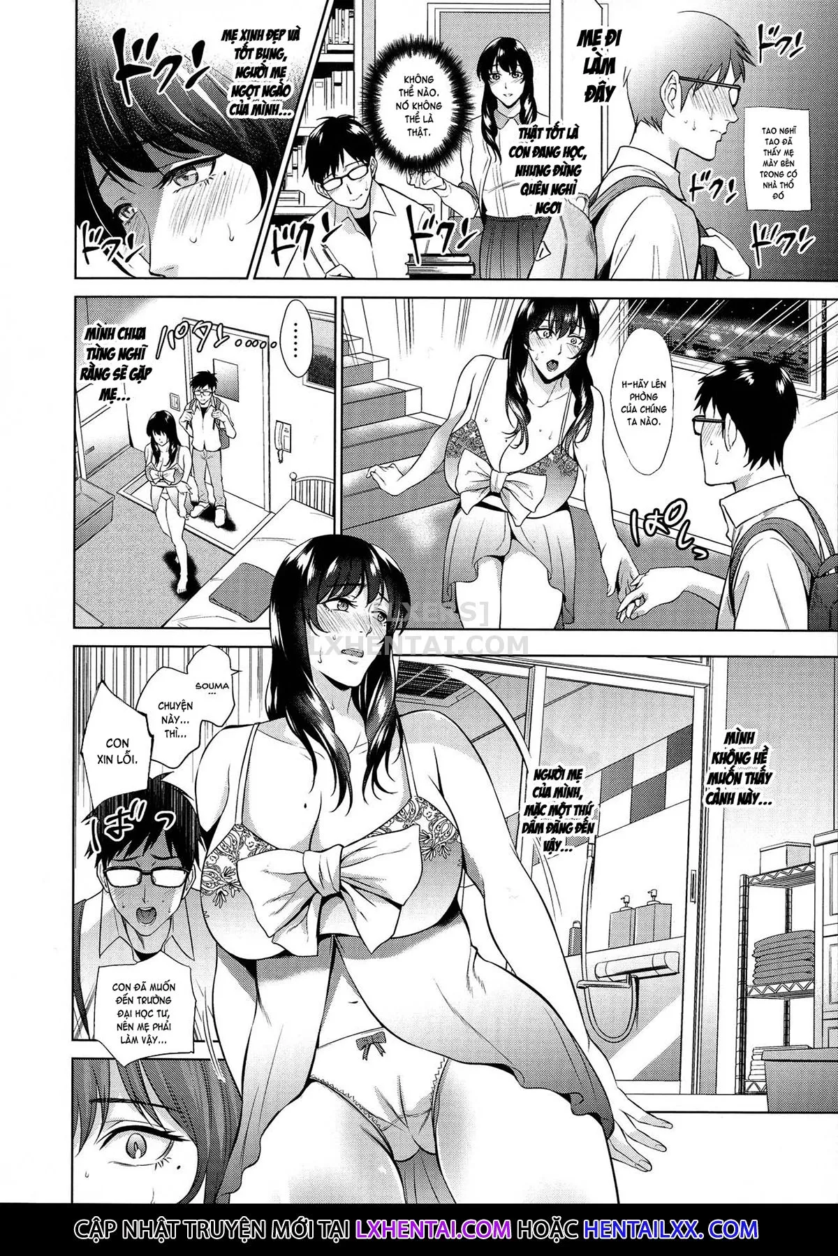 HentaiVN.net - Ảnh 5 - The Day I Connected With Mom [Haha to Majiwaru Hi] - Chap 9 - END