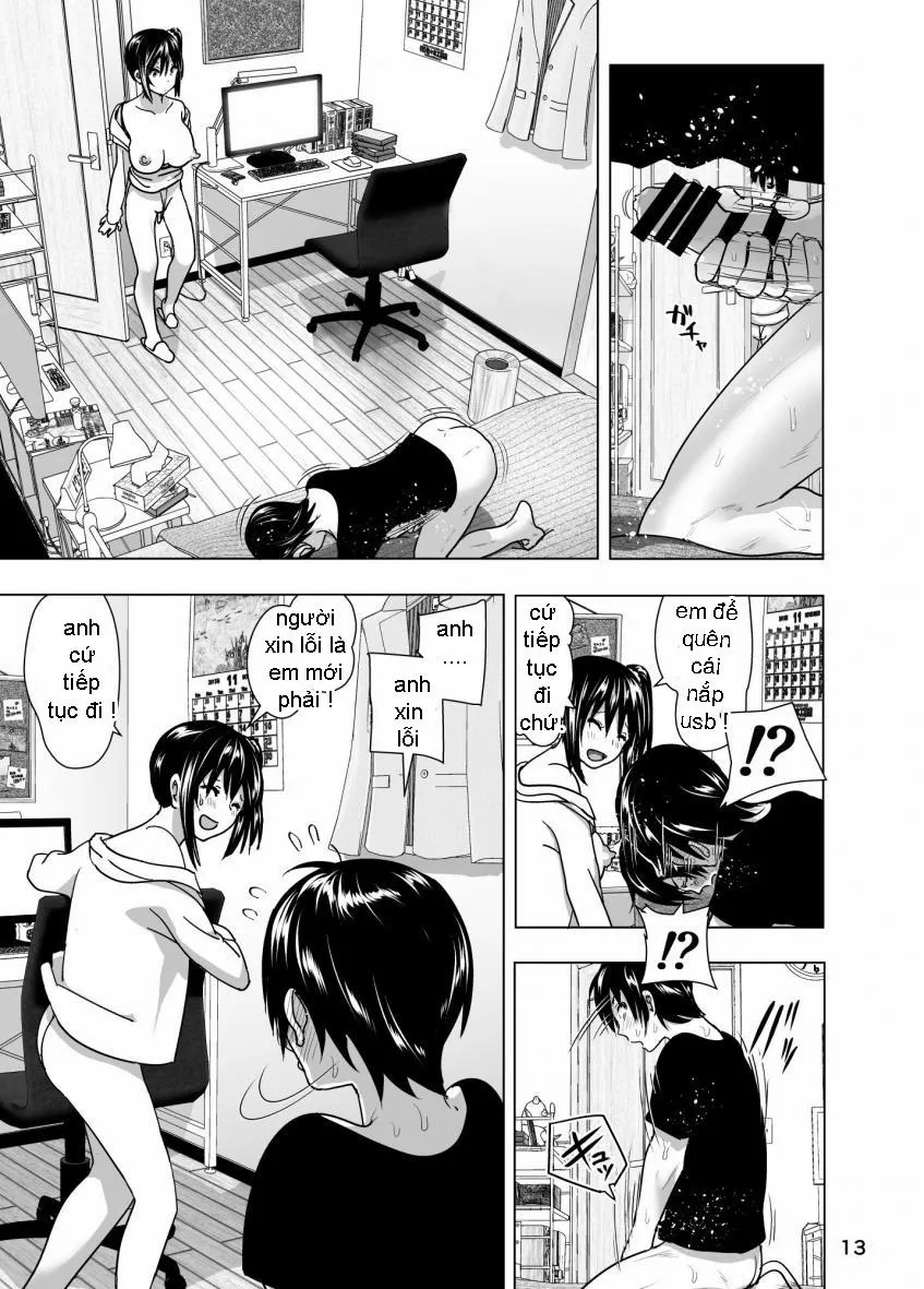 HentaiVN.net - Ảnh 14 - Imouto No Oppai Ga Marudashi Datta Hanashi (3,4) - Chương 4