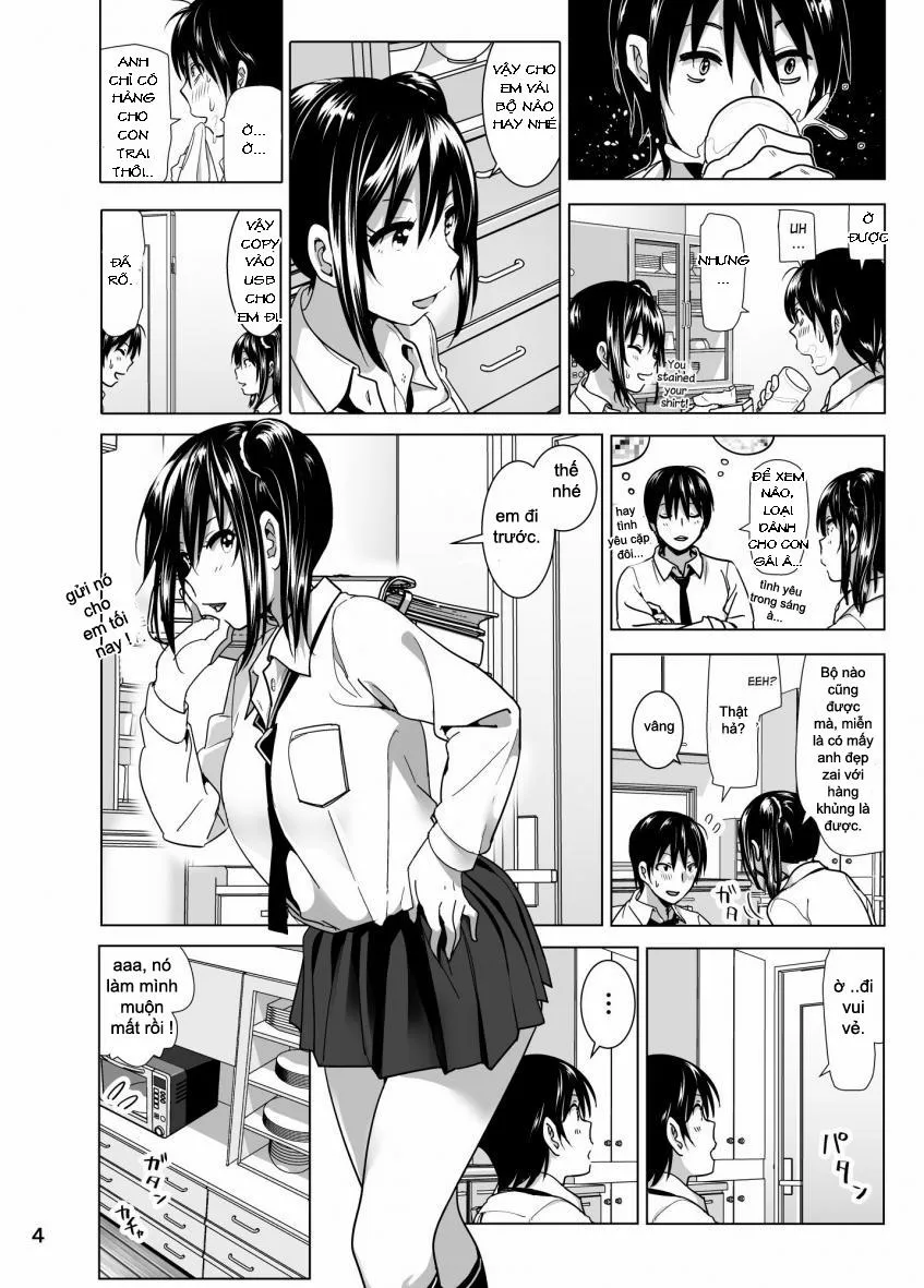 HentaiVN.net - Ảnh 5 - Imouto No Oppai Ga Marudashi Datta Hanashi (3,4) - Chương 4