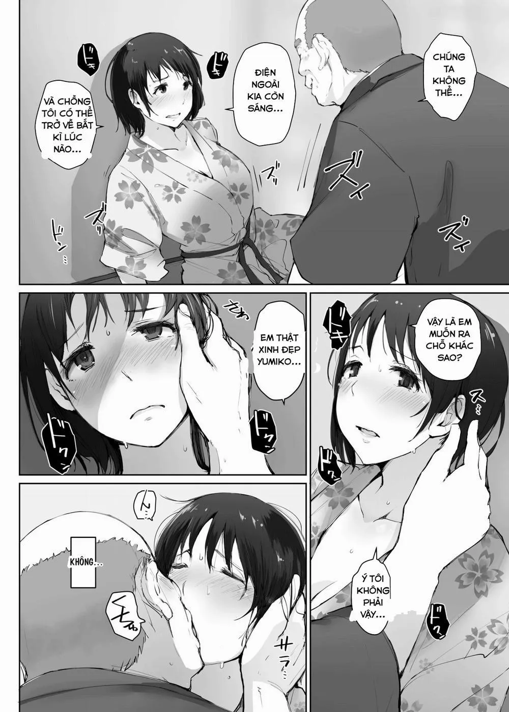 HentaiVN.net - Ảnh 10 - Hitozuma to NTR Chounai Ryokou - Oneshot