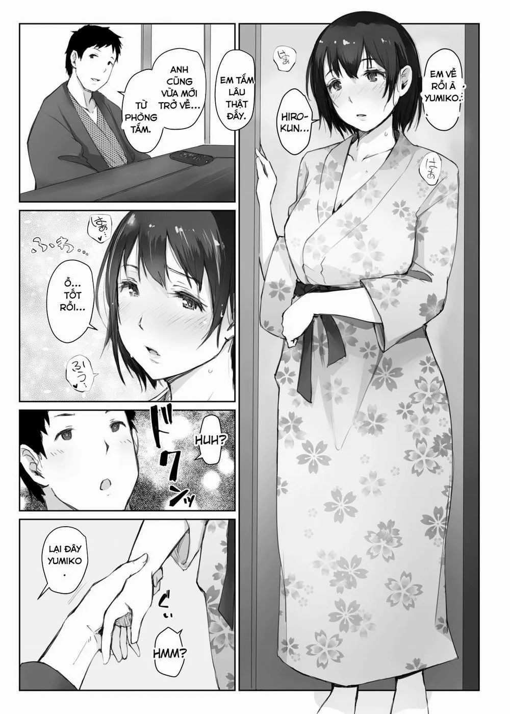 HentaiVN.net - Ảnh 3 - Hitozuma to NTR Chounai Ryokou - Oneshot