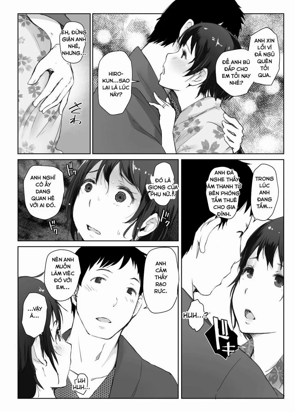 HentaiVN.net - Ảnh 4 - Hitozuma to NTR Chounai Ryokou - Oneshot