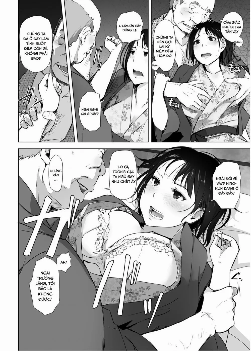 HentaiVN.net - Ảnh 12 - Hitozuma to NTR Chounai Ryokou - Chương 1