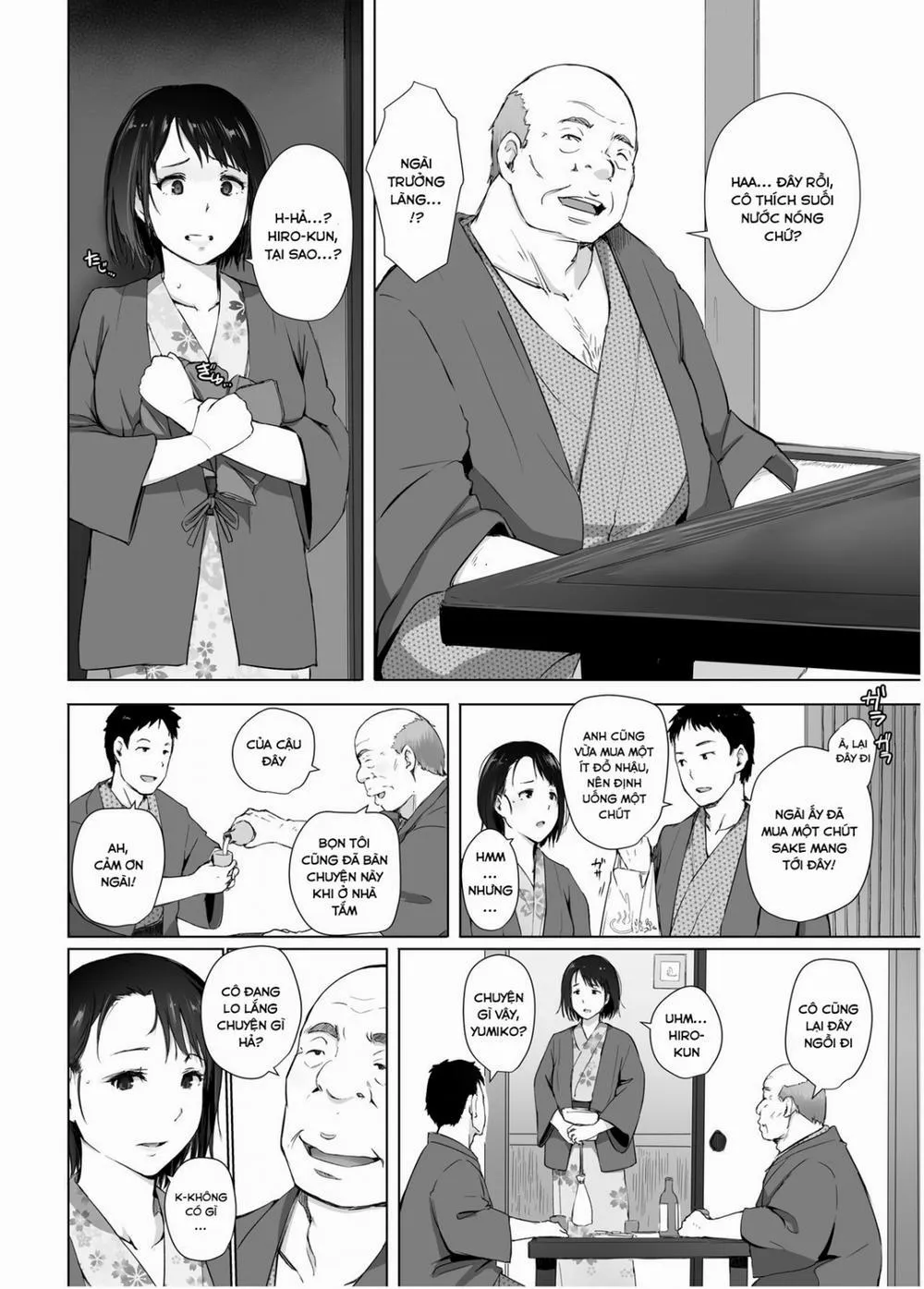 HentaiVN.net - Ảnh 8 - Hitozuma to NTR Chounai Ryokou - Chương 1