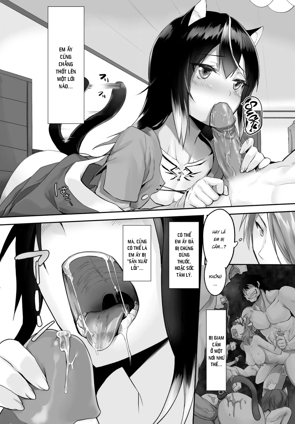HentaiVN.net - Ảnh 4 - Nô lệ tai mèo - Chap 2