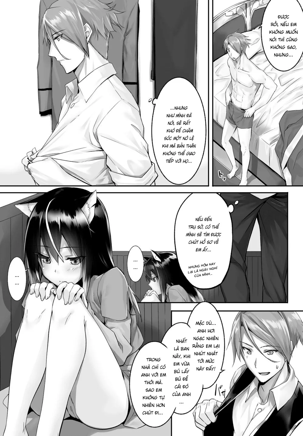 HentaiVN.net - Ảnh 9 - Nô lệ tai mèo - Chap 2