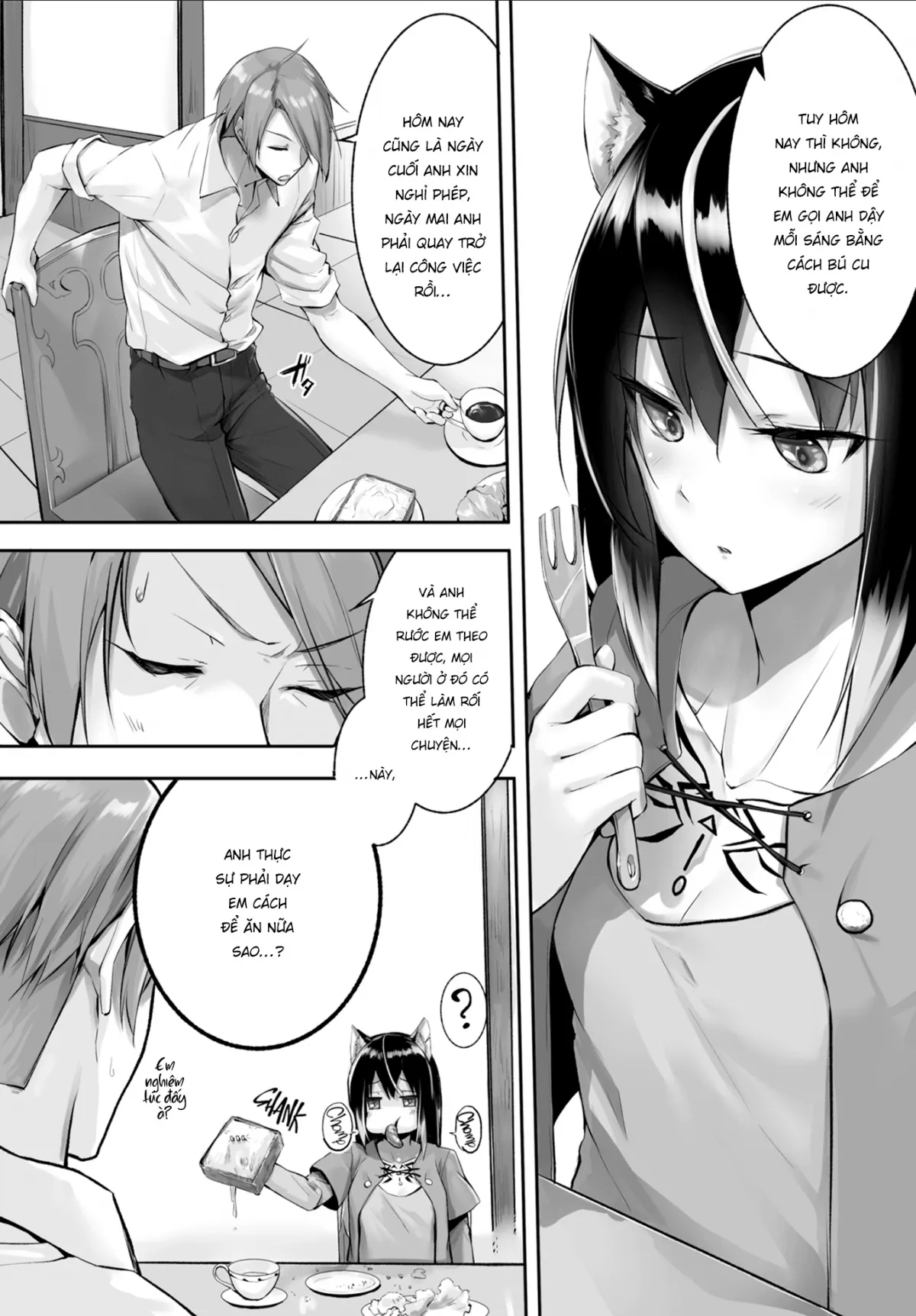 HentaiVN.net - Ảnh 3 - Nô lệ tai mèo - Chap 3