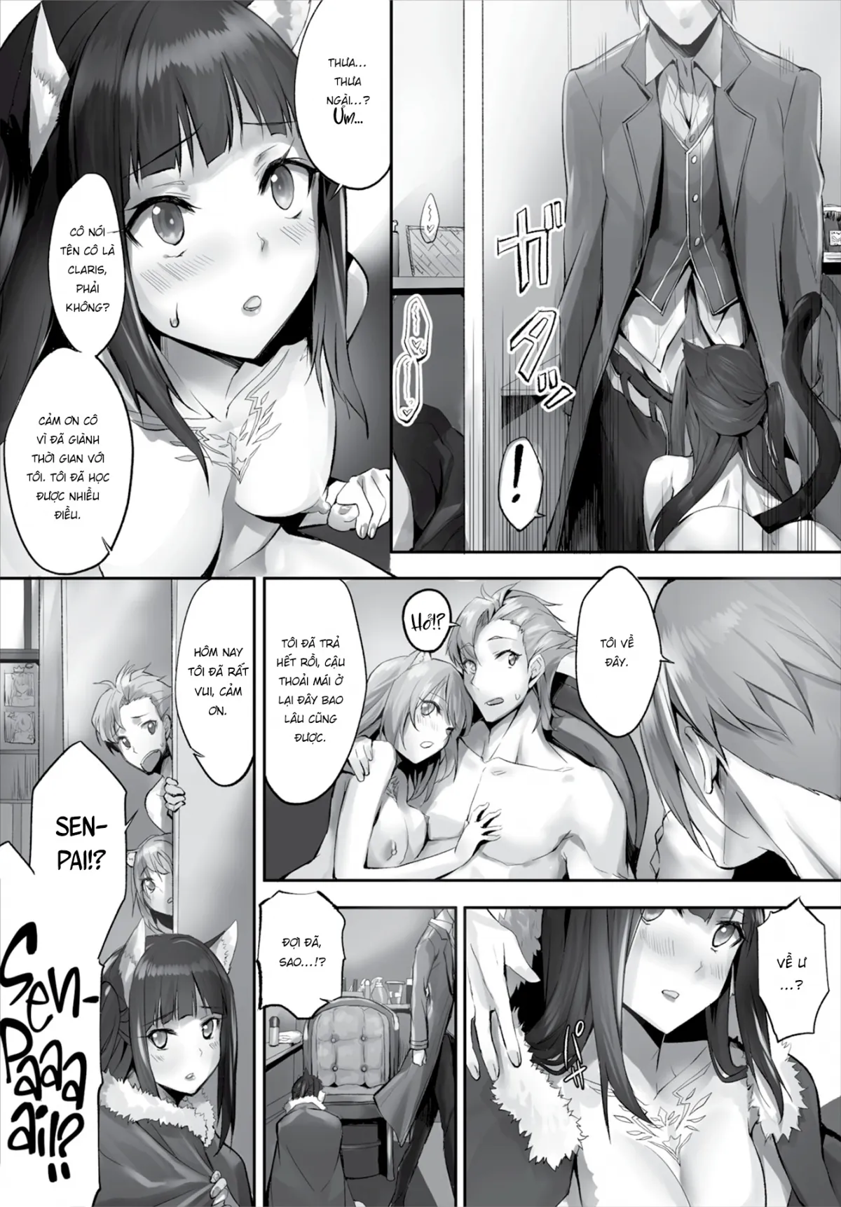 HentaiVN.net - Ảnh 10 - Nô lệ tai mèo - Chap 5