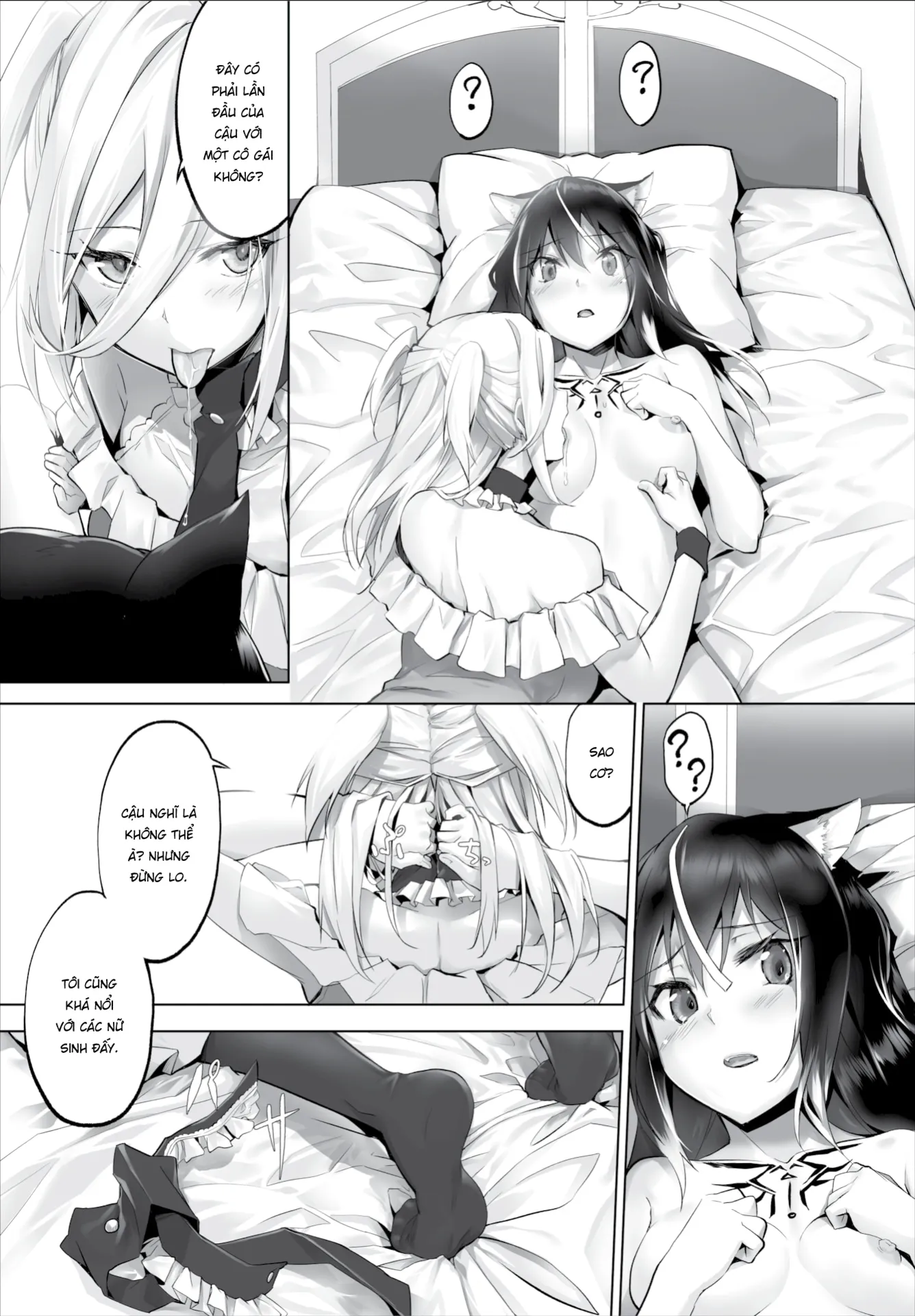 HentaiVN.net - Ảnh 11 - Nô lệ tai mèo - Chap 7(YURI!!!)