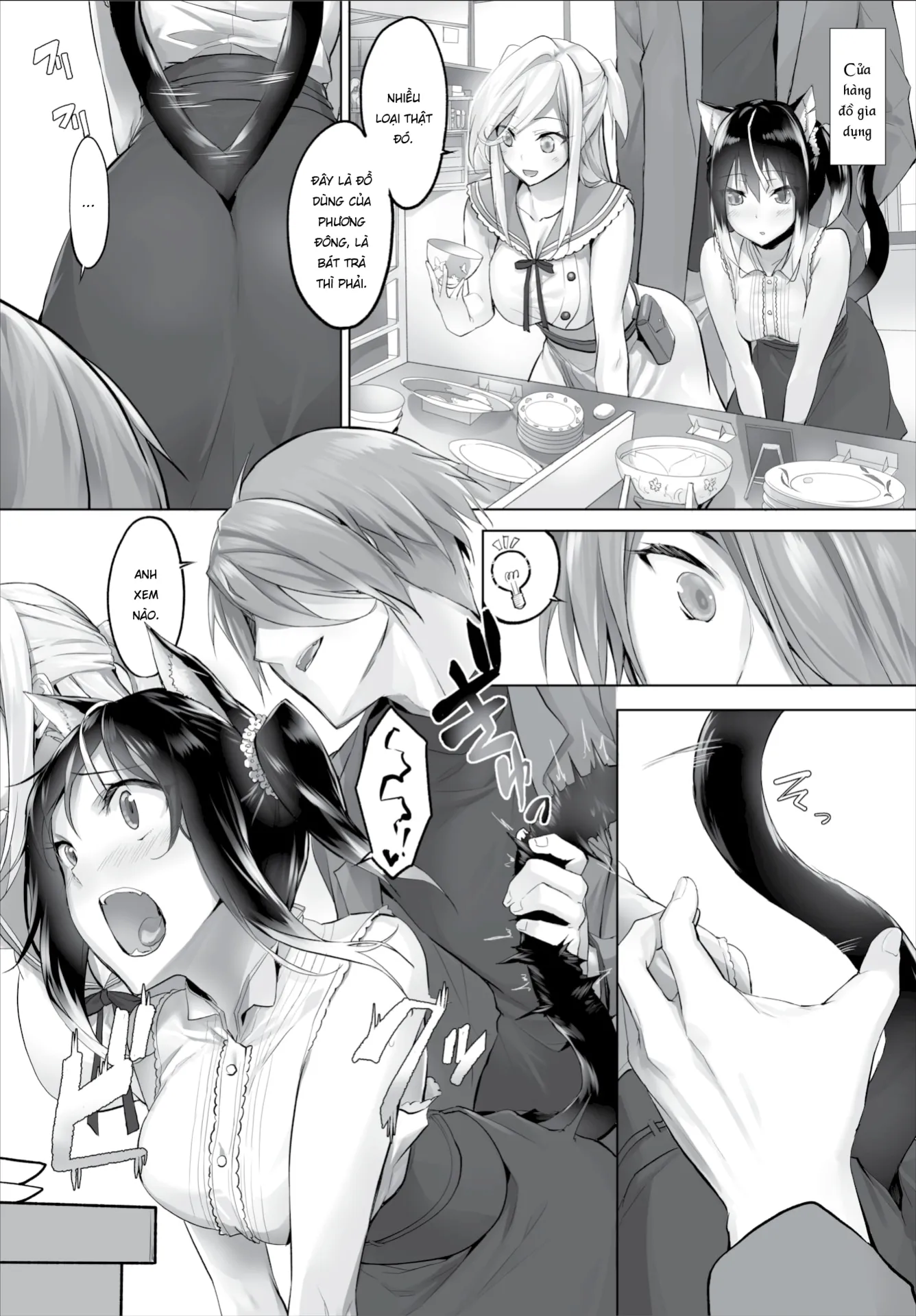 HentaiVN.net - Ảnh 11 - Nô lệ tai mèo - Chap 8