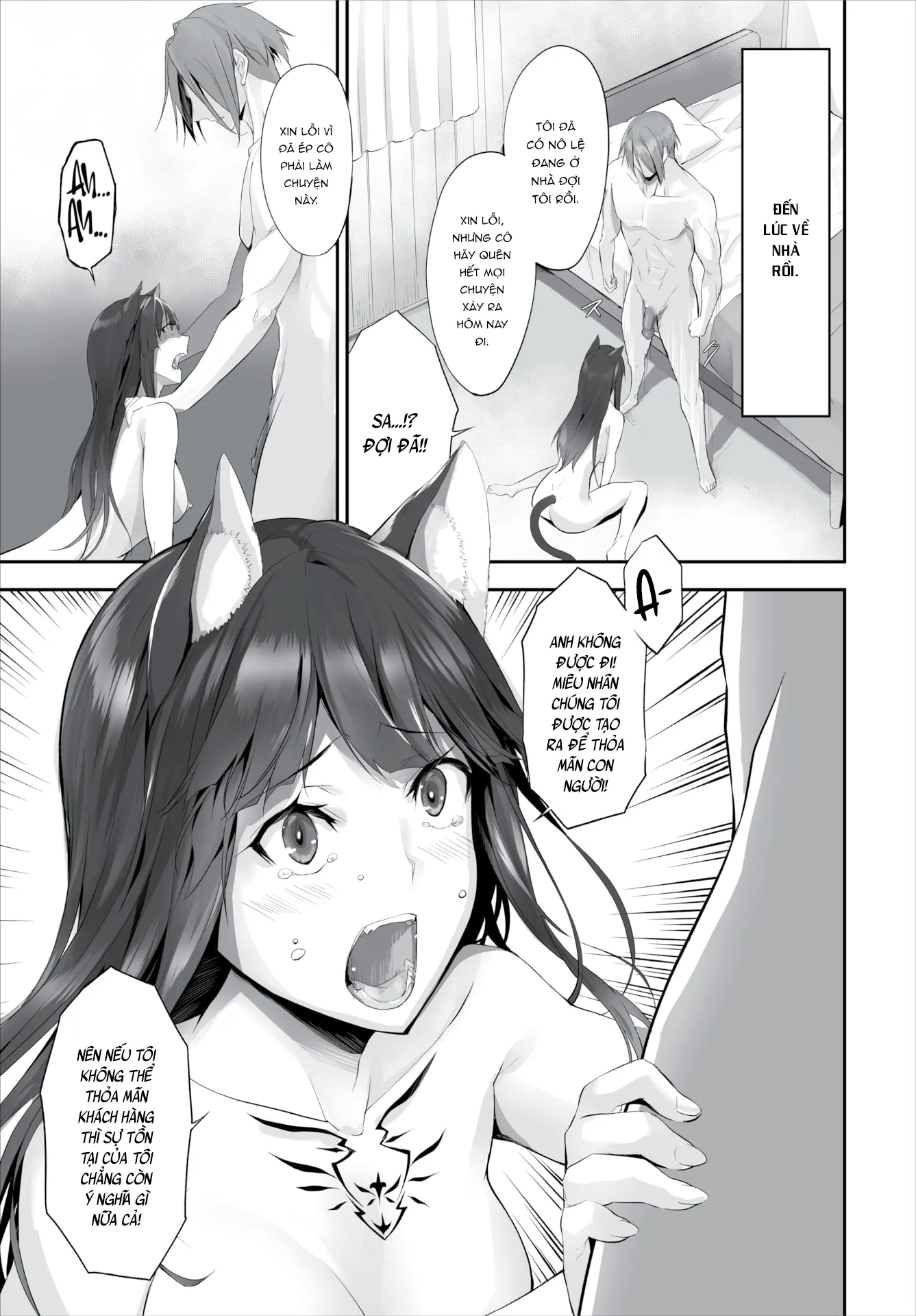HentaiVN.net - Ảnh 10 - Nô lệ tai mèo - Chap 10