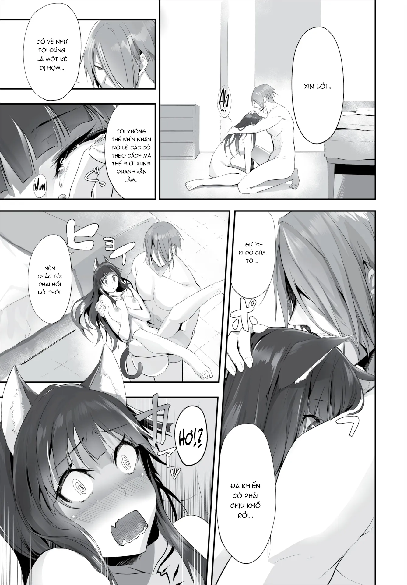 HentaiVN.net - Ảnh 12 - Nô lệ tai mèo - Chap 10