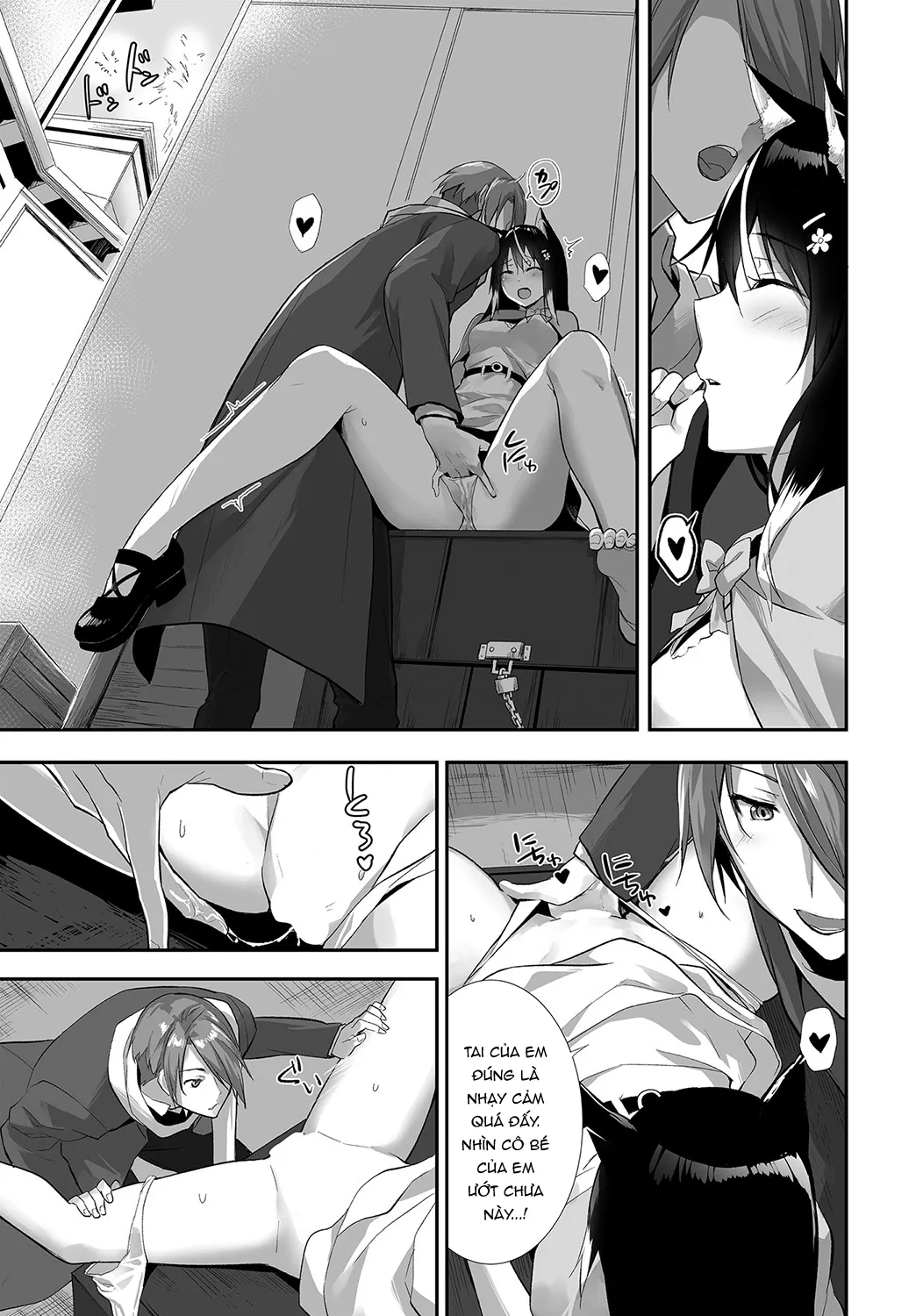 HentaiVN.net - Ảnh 10 - Nô lệ tai mèo - Chap 13